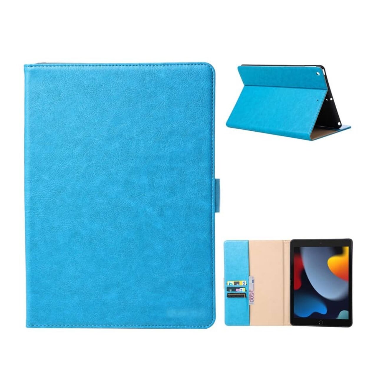 Book Case For i Pad Tablet BLUE