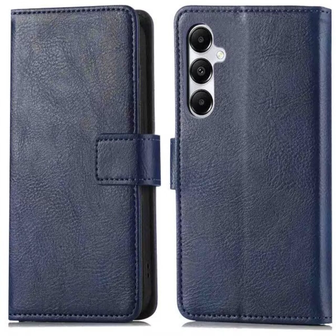 Book Case Leather Blue