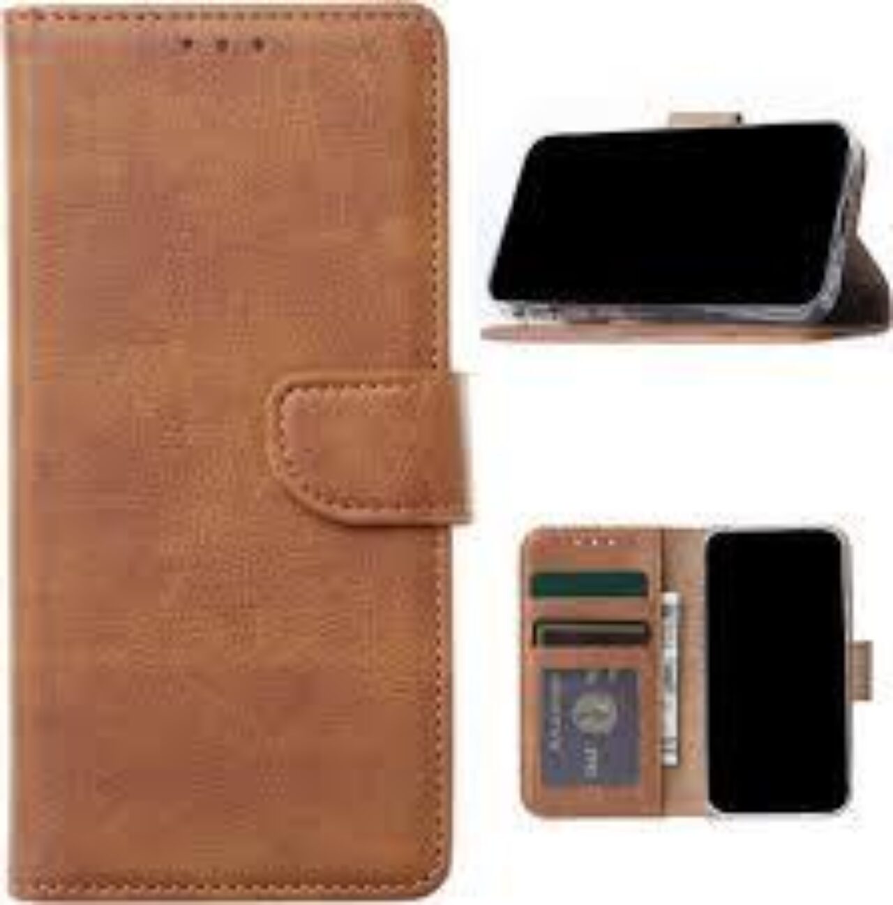 Book Case Leather Brown