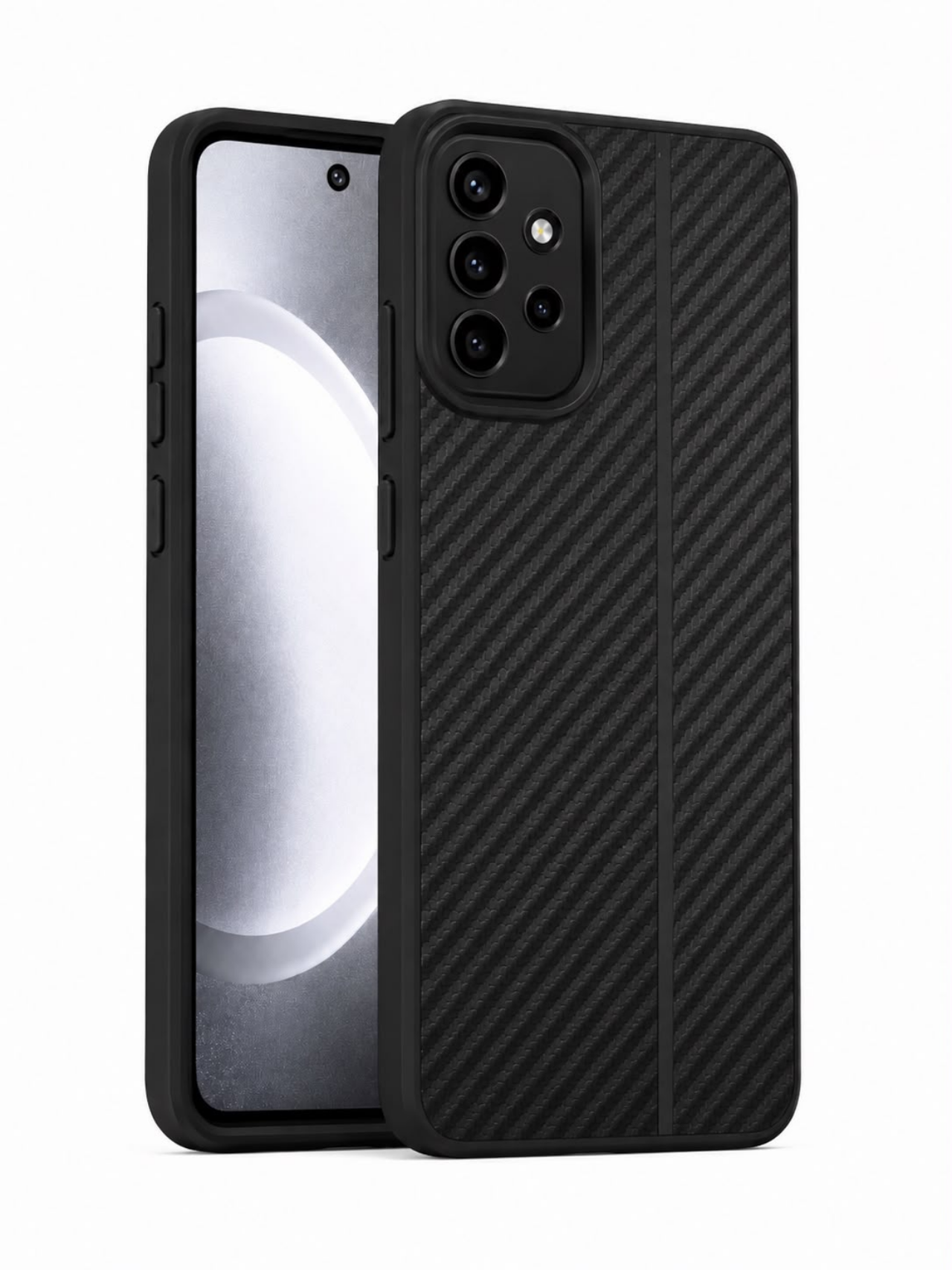 Carbon Case with Stripe Black For Sam