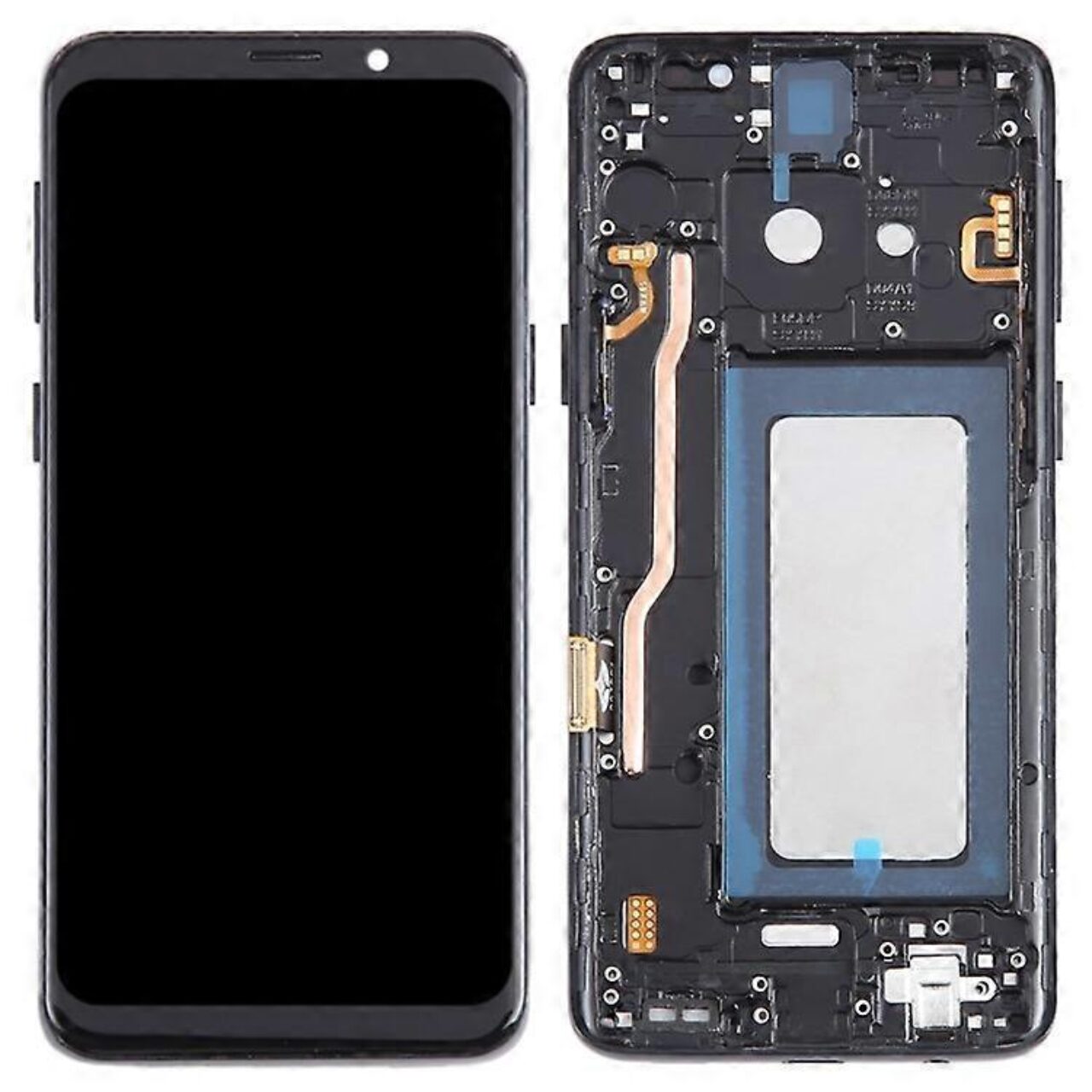 Display Frame Black Pulled Grade AB For Samsung Galaxy S9