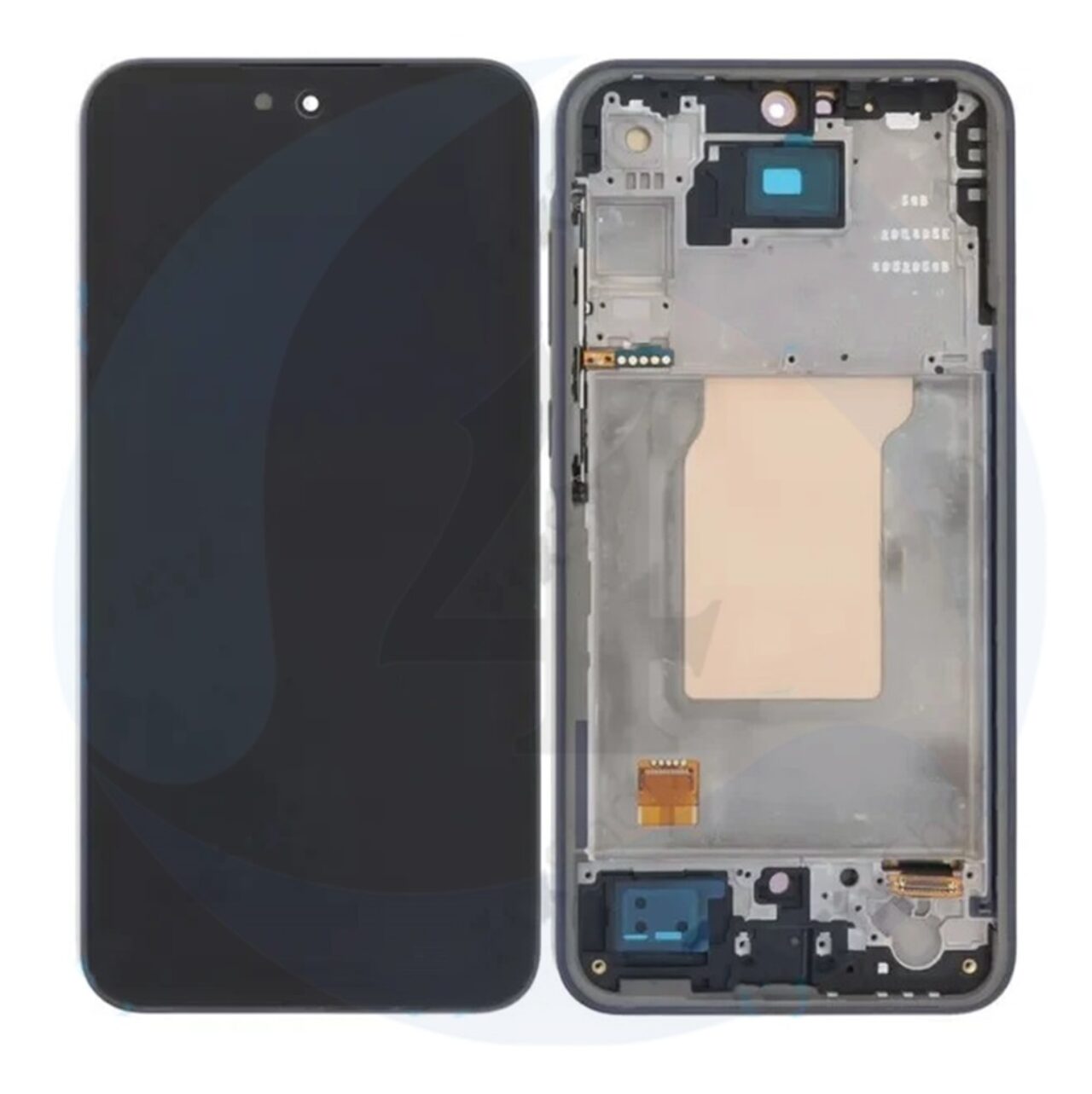 Display Frame Black Soft OLED For Samsung Galaxy A35