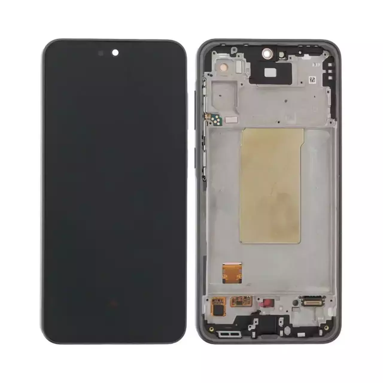 Display Frame Black Soft OLED For Samsung Galaxy A36