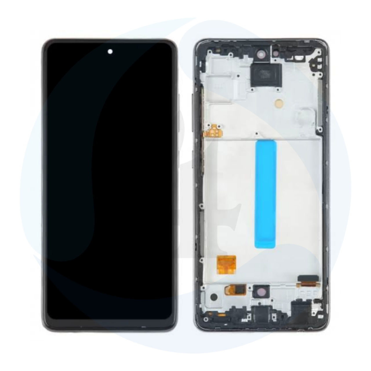 Display With Frame Black ZTE Blade V70 Design