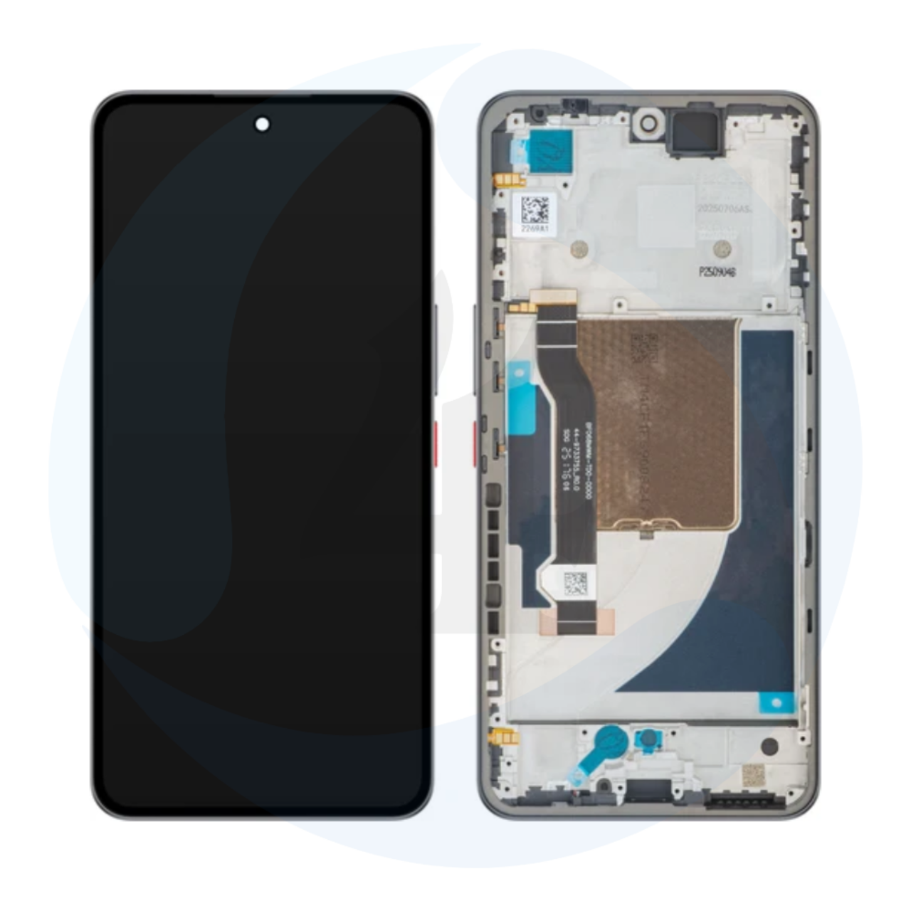 Display With Frame Black ZTE nubia Neo 3 GT