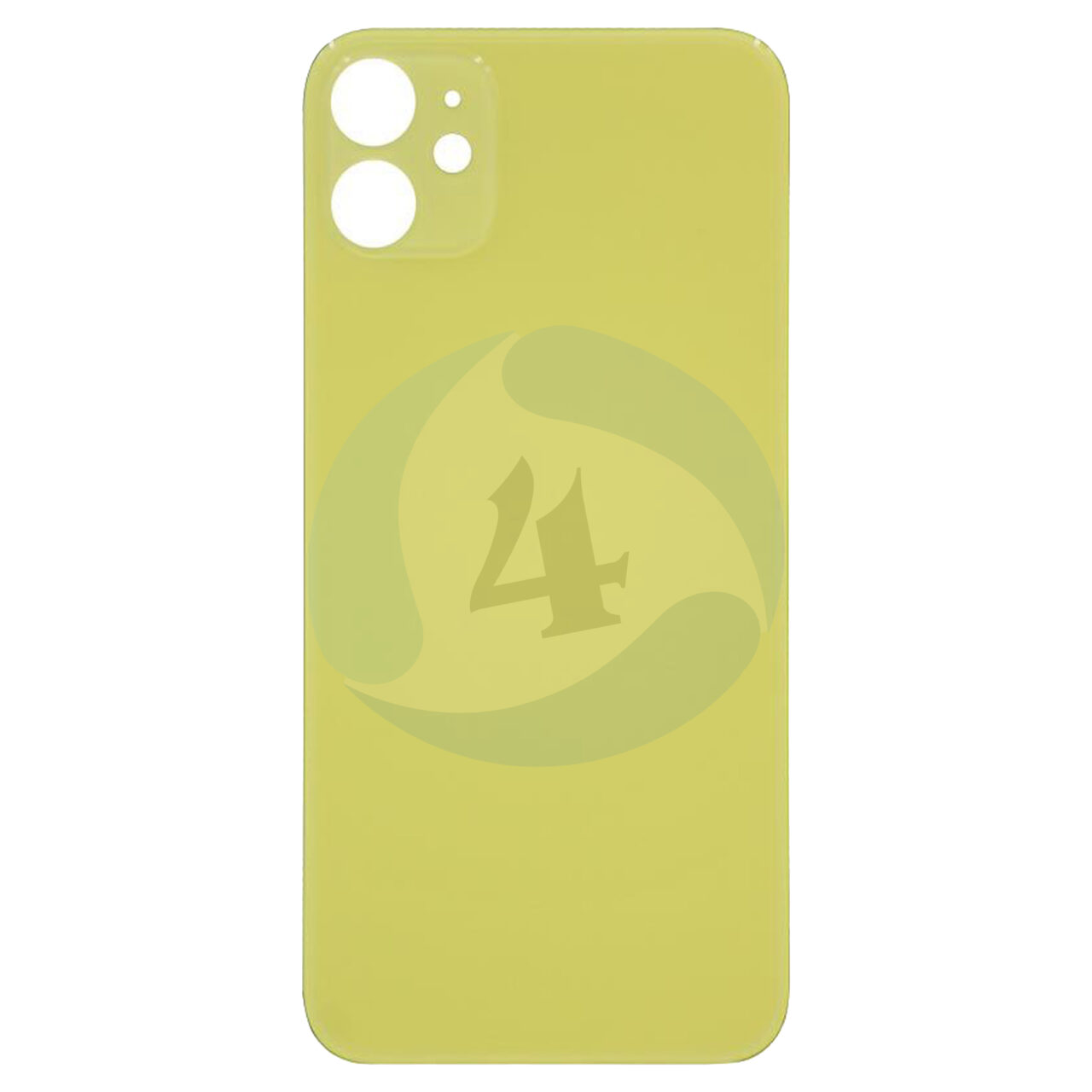 For Apple i Phone 11 backcover battery cover Yellow big holl
