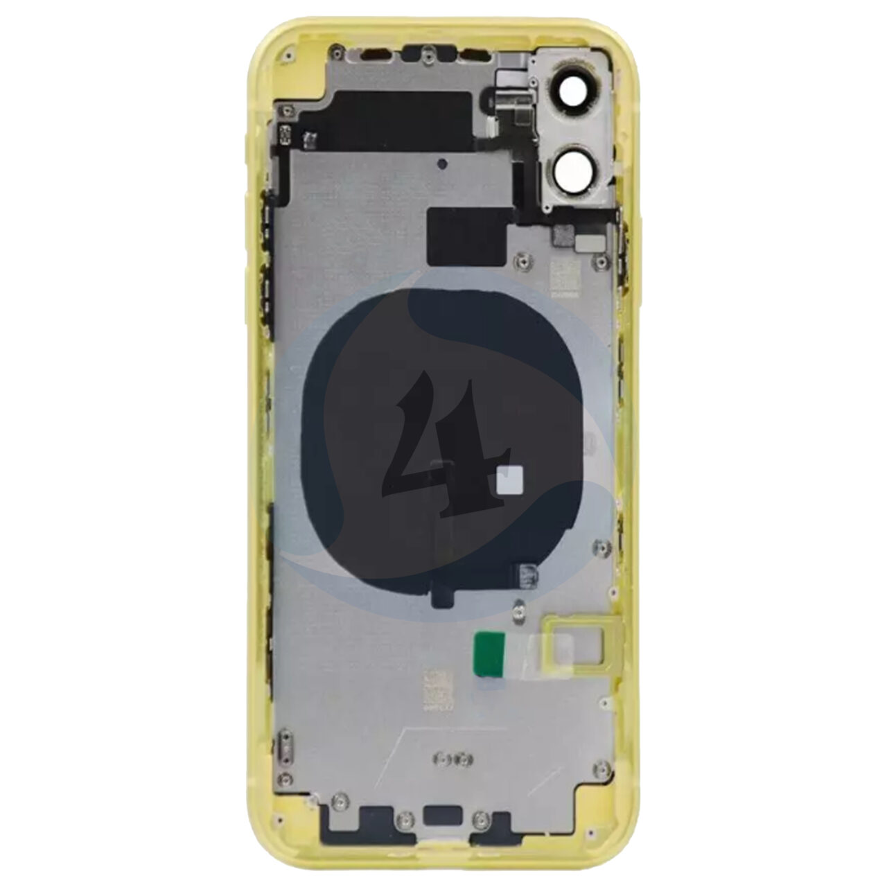 For Apple i Phone 11 batterij cover backcover housing Yellow