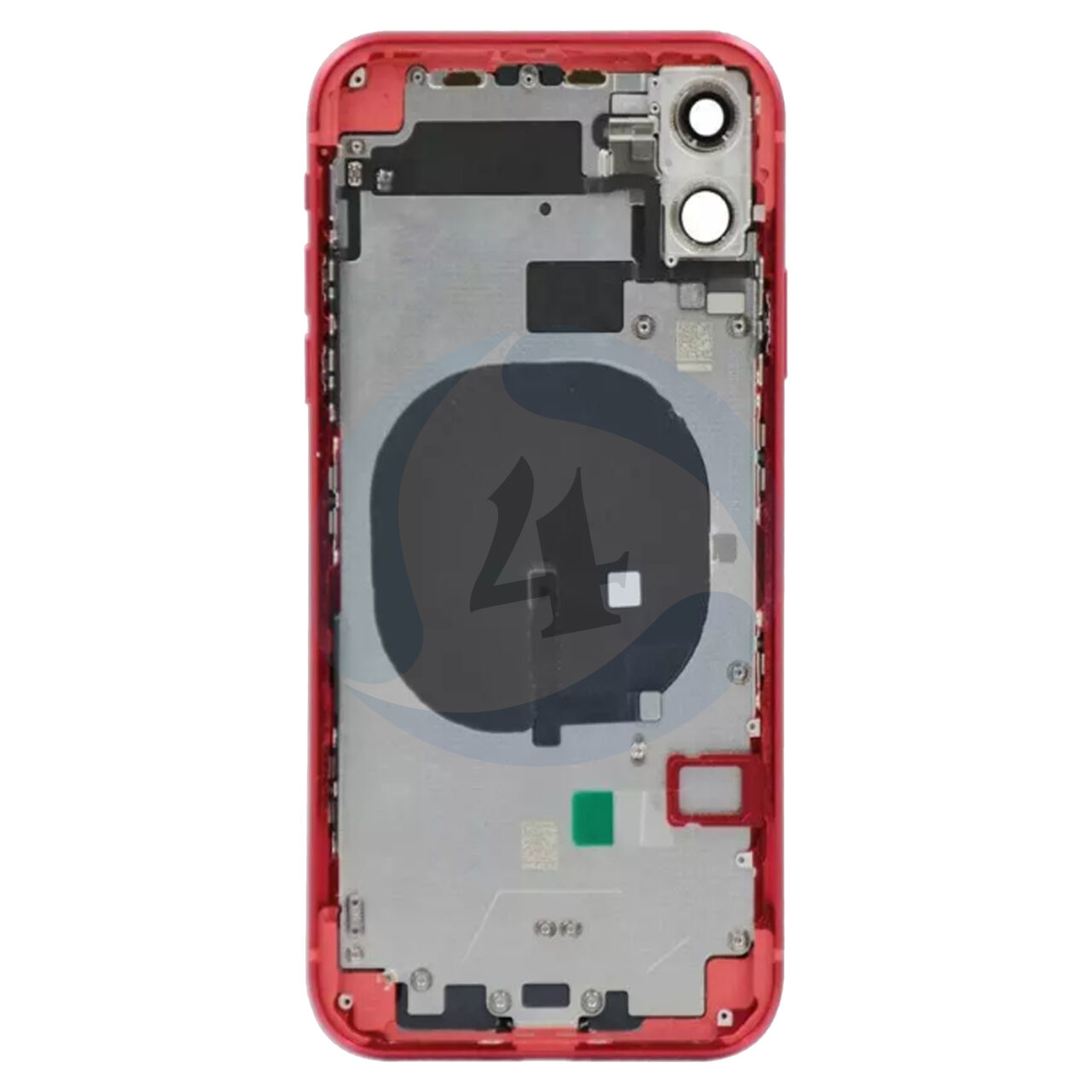 For Apple i Phone 11 batterij cover backcover housing red