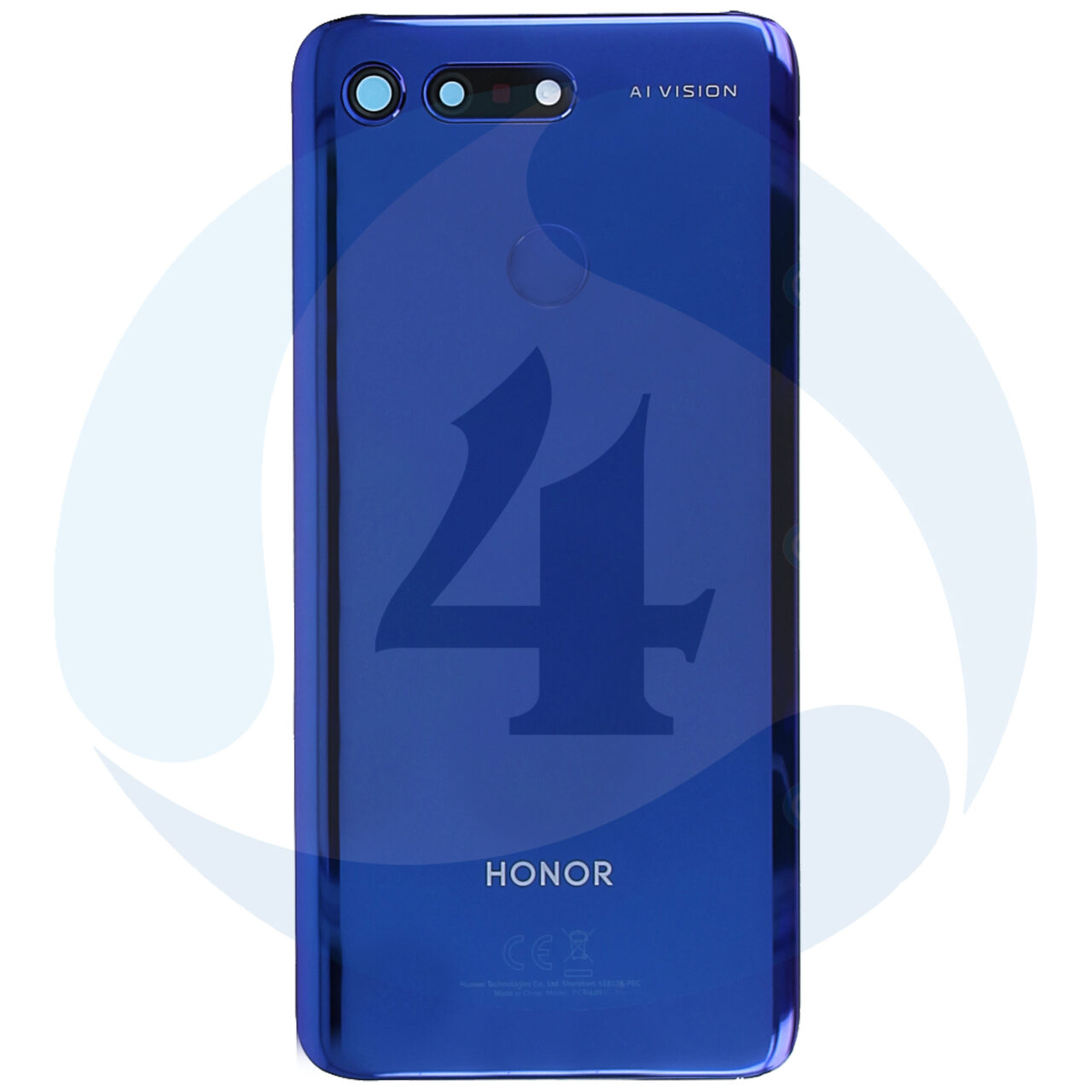 For Huawei Honor View 20 batterij cover back cover blue