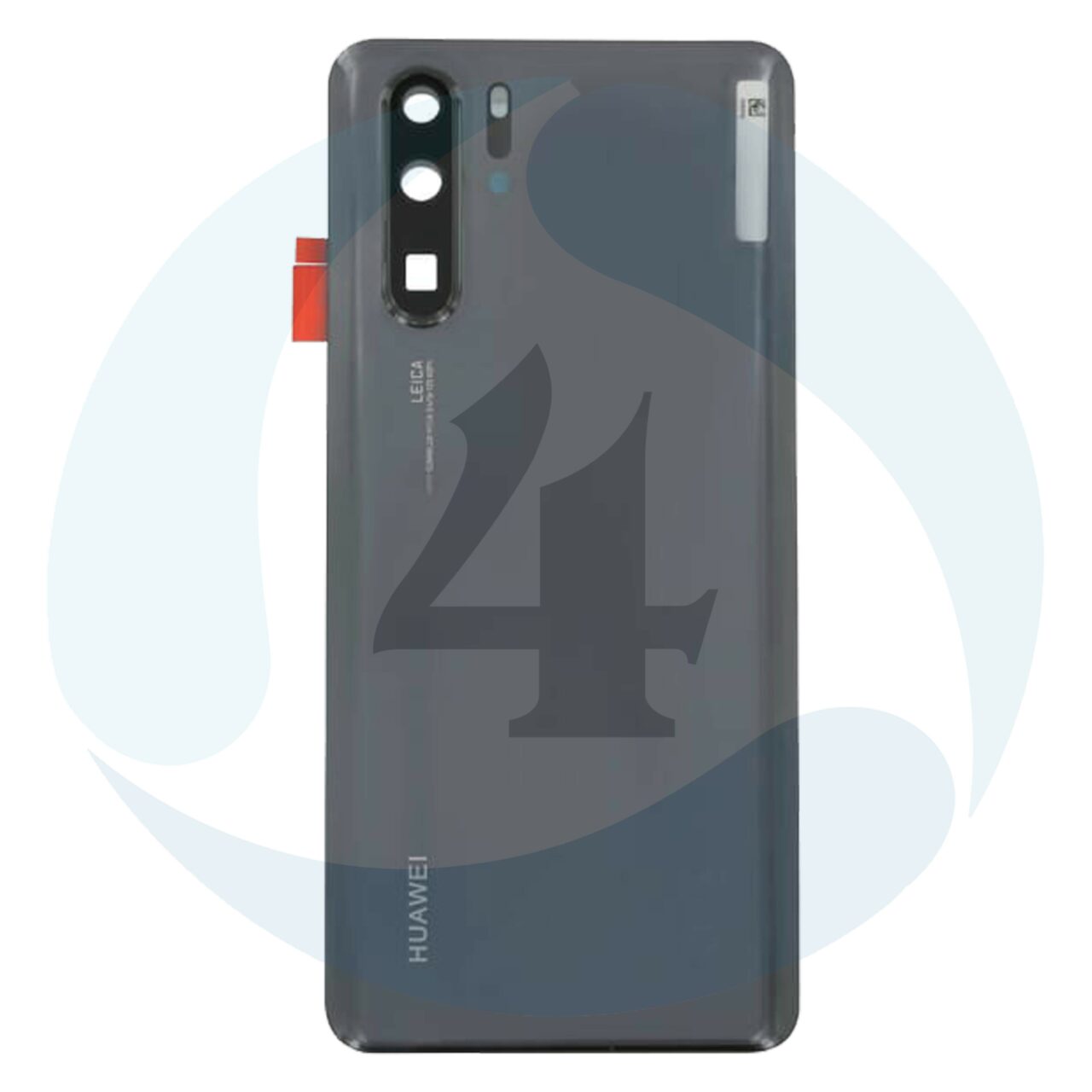 For Huawei P30 display backcover batterij cover black