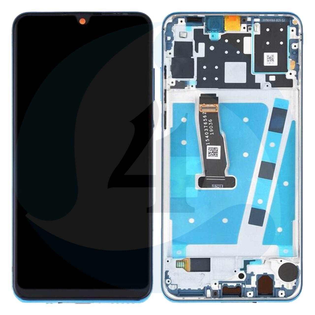 For Huawei P30 lite screen display scherm lcd With Frame Blue compleet