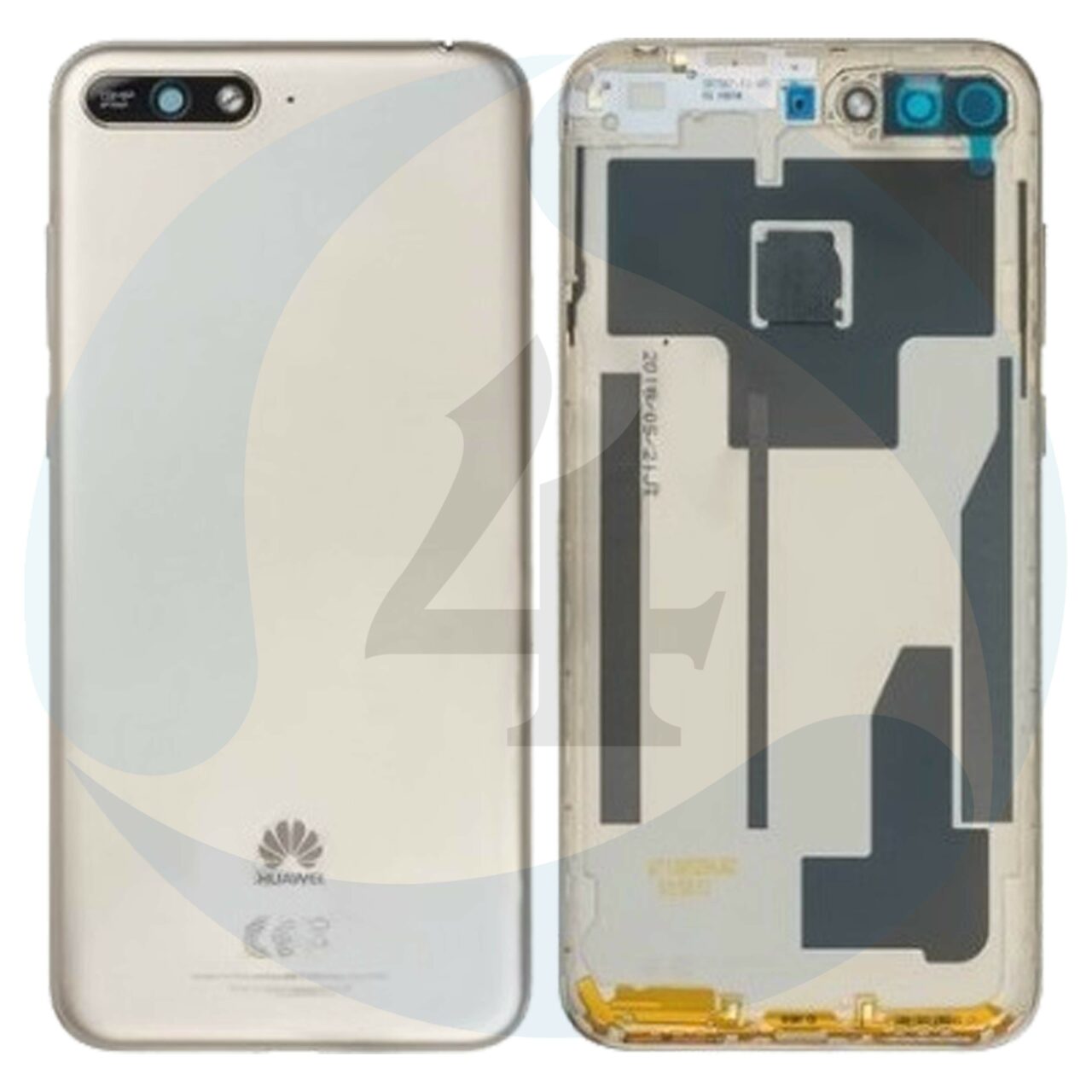 For Huawei Y6 2018 batterij cover backcover Gold