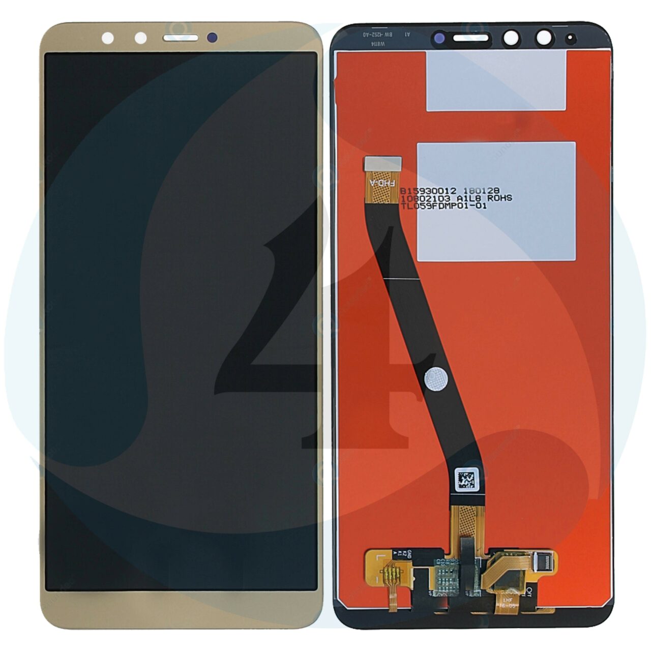 For Huawei Y9 2018 lcd screen display scherm gold