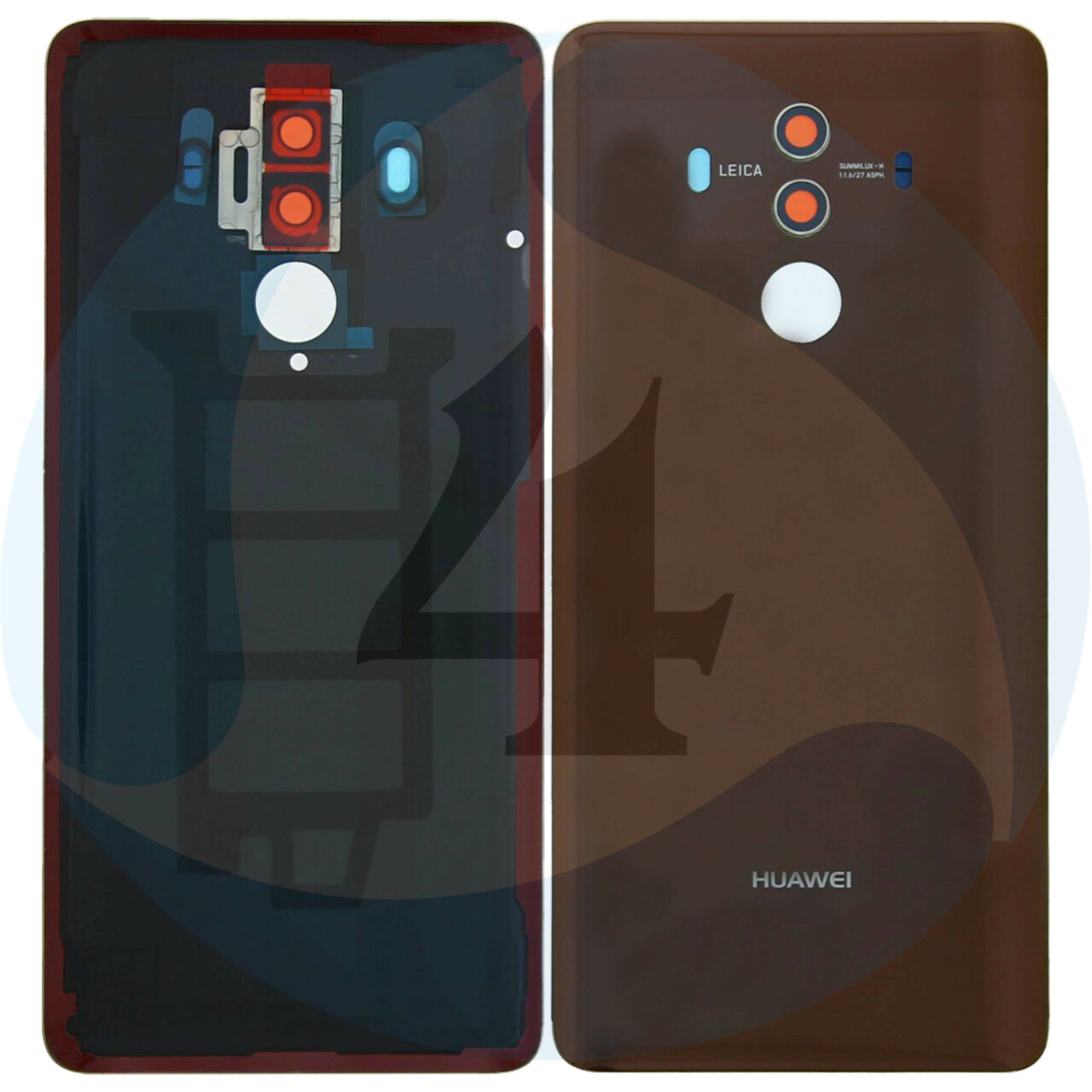 For huawei Mate 10 pro batterij cover backcover Brown