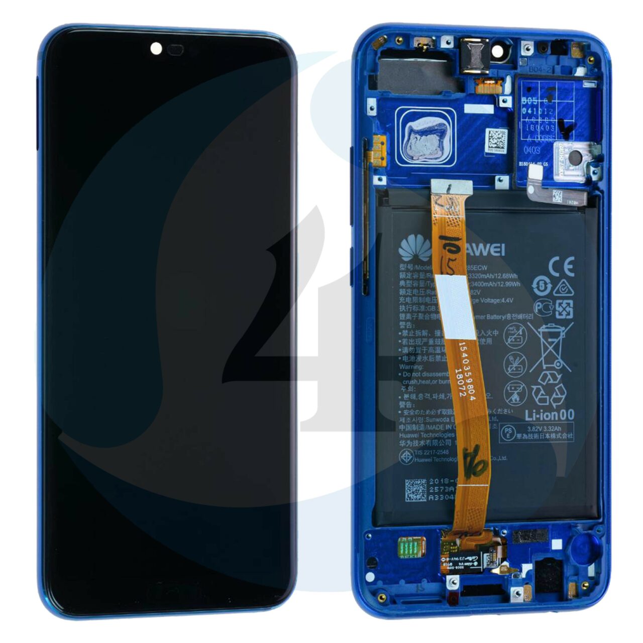 For huawei honor 10 service pack lcd scherm display screen Blue