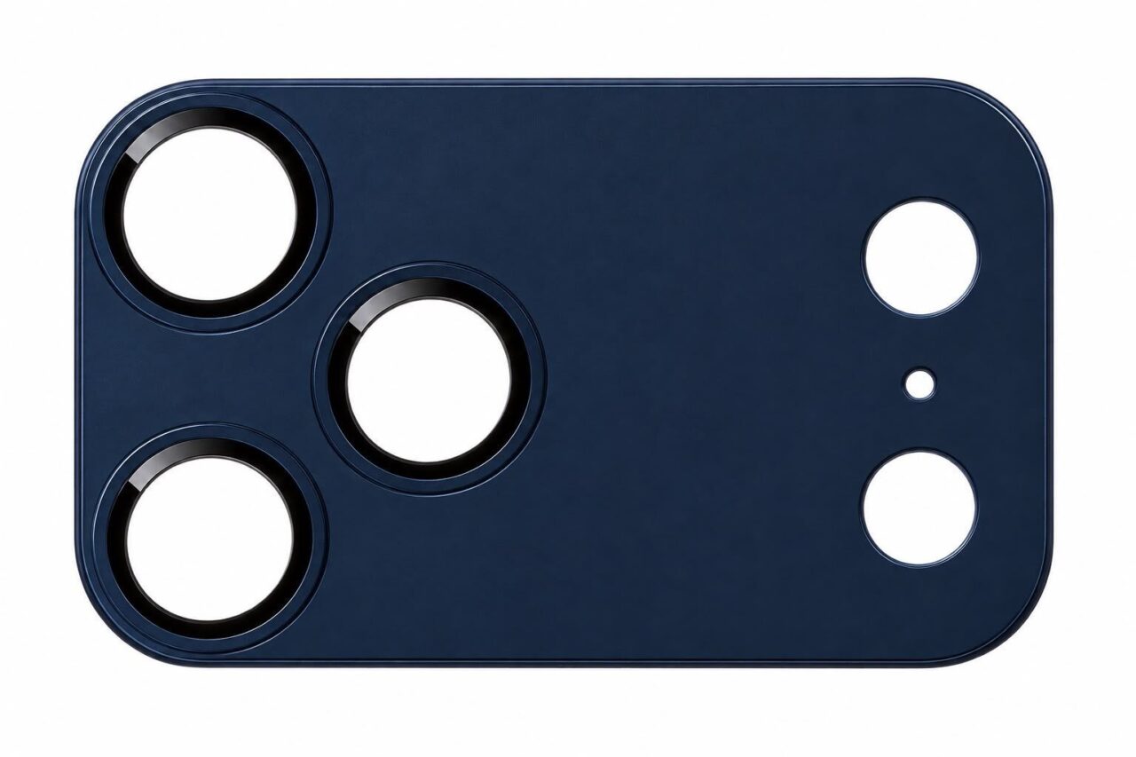 Full Camera Glass Dark Blue For i Phone 18 Pro