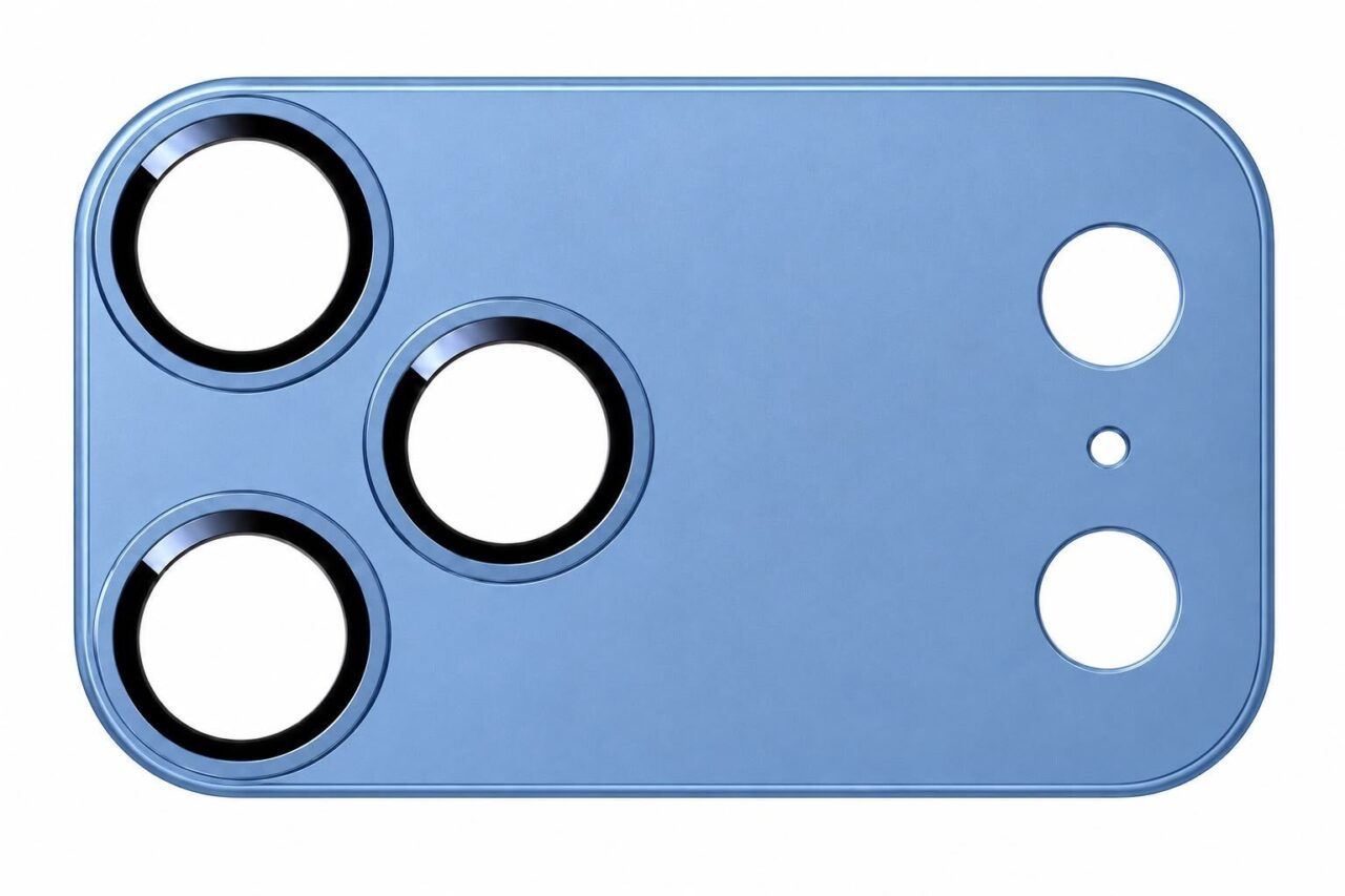 Full Camera Glass Light Blue For i Phone 18 Pro