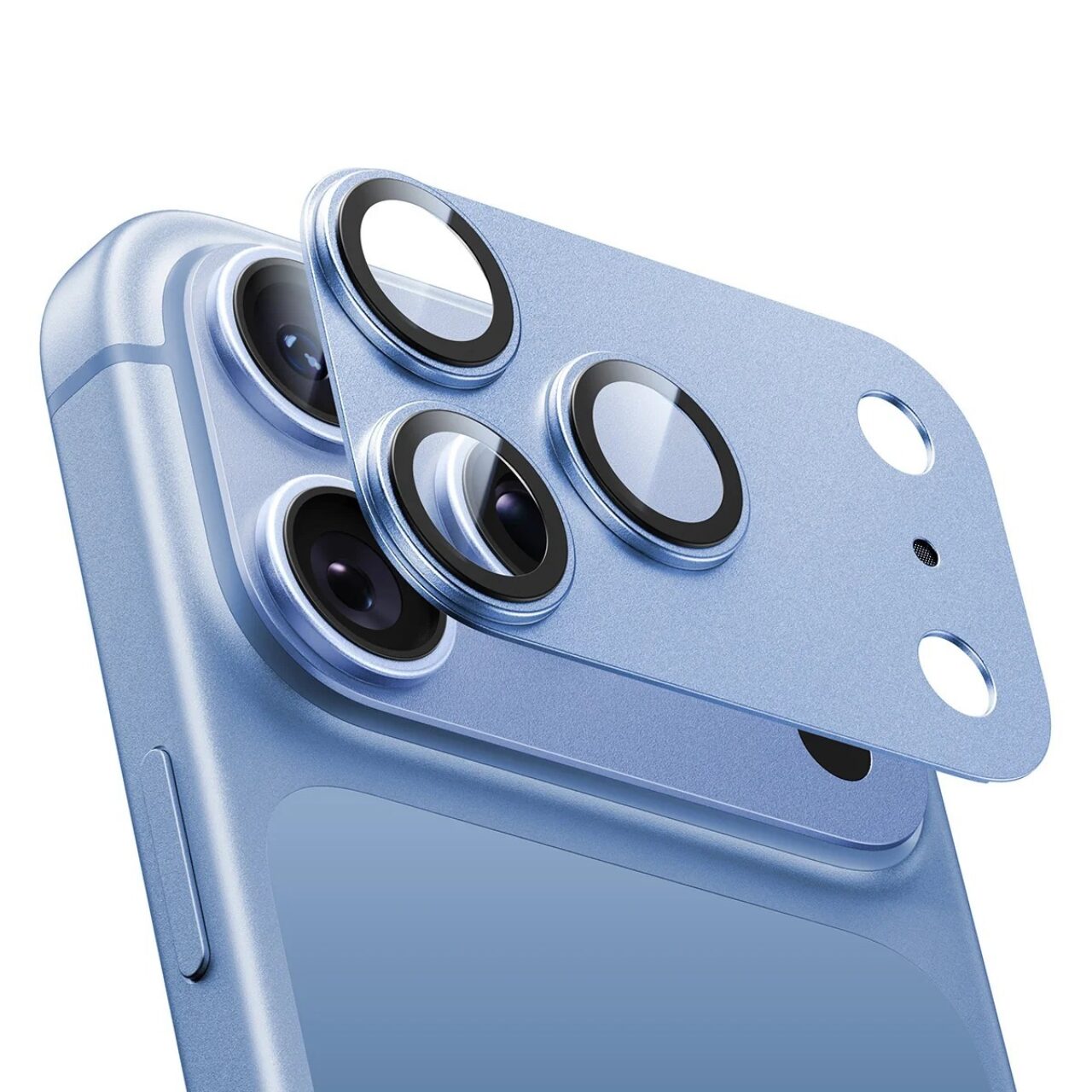 Full Camera Glass Light Blue For i Phone 18 Pro