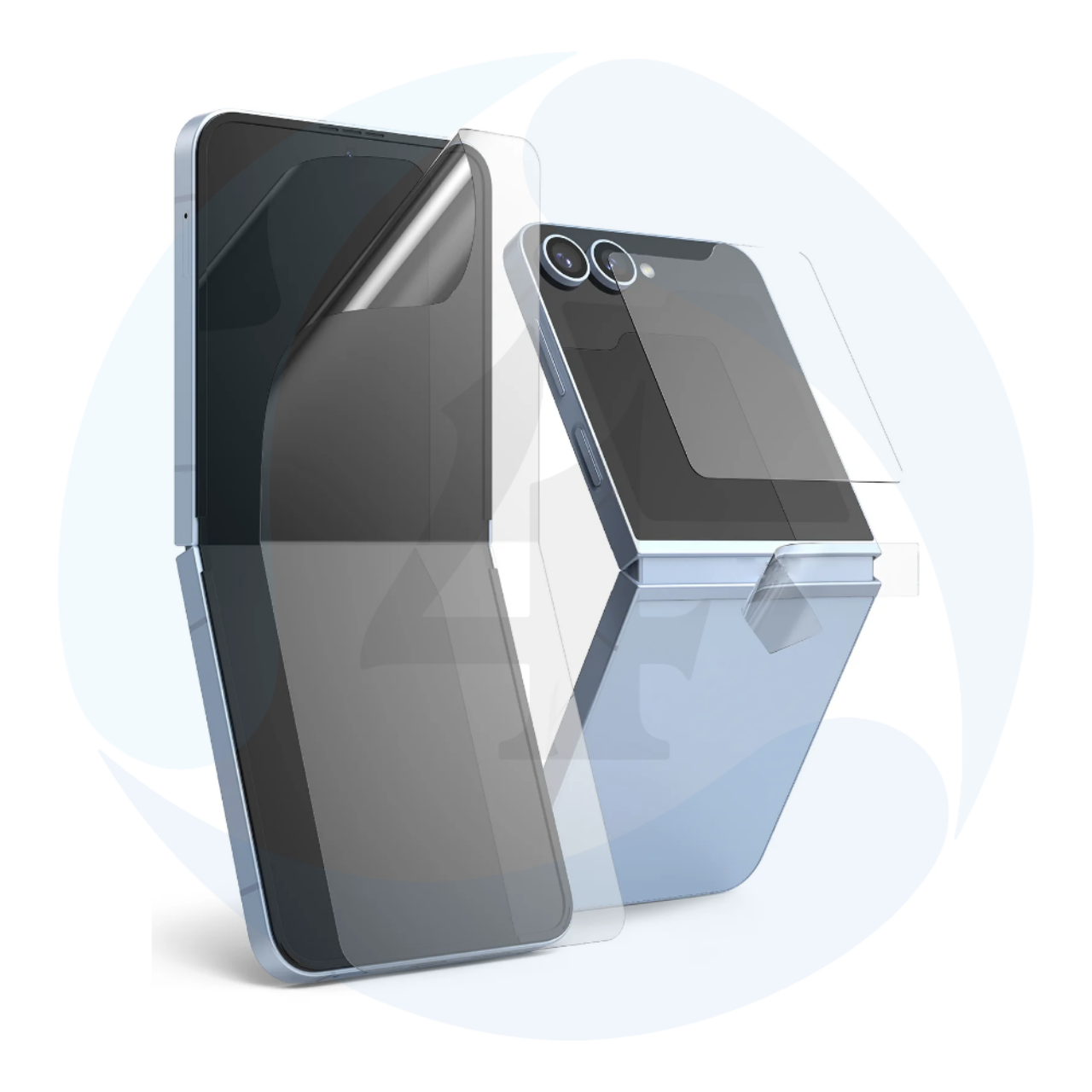 Full HD Glass 3 in 1 For Samsung Galaxy Z Flip5