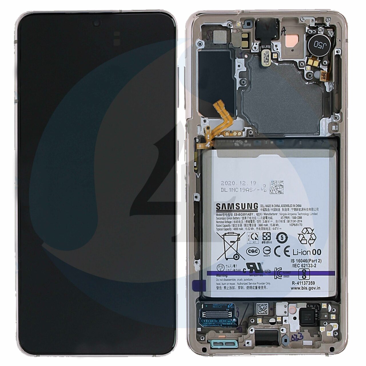 GH82 24716 B LCD Service Pack violet For Samsung Galaxy S21 5 G SM G991 lcd scherm display screen