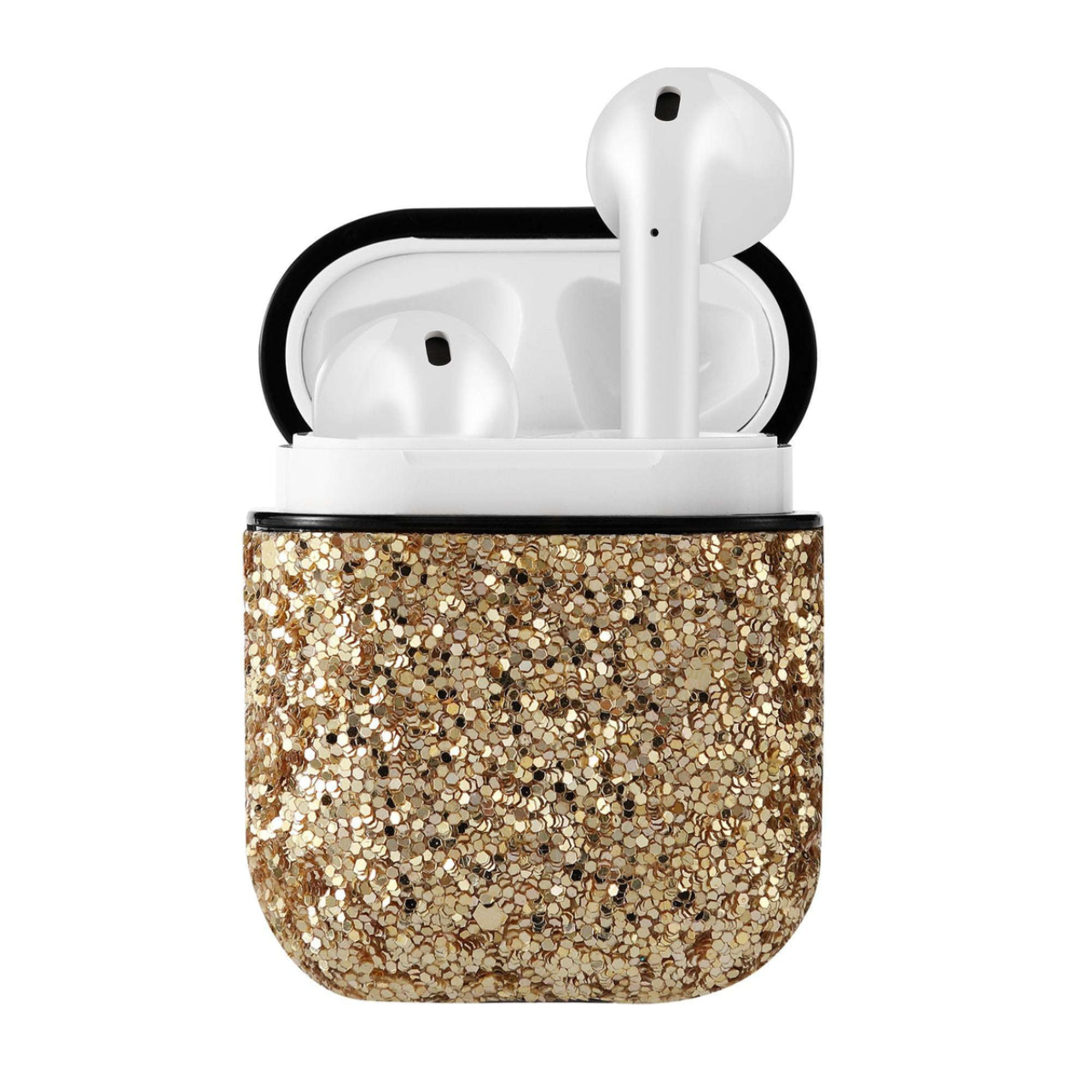 Gold Glitter Case For Air Pods
