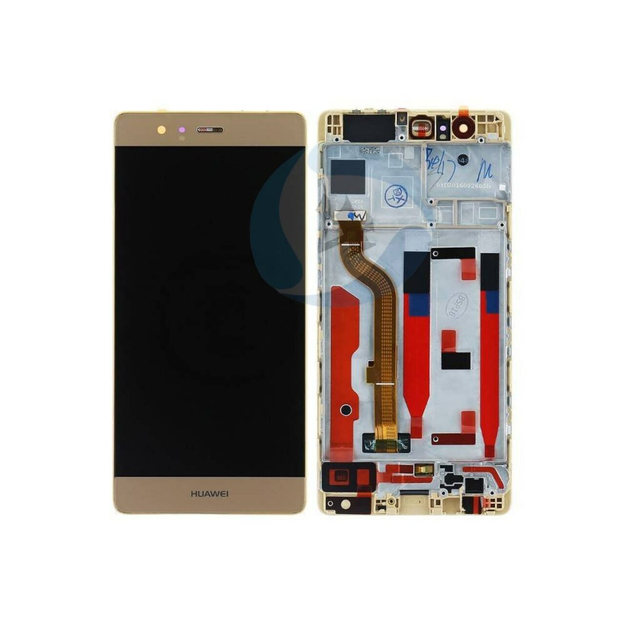 HUAWEI P9 LCD touch frame goud
