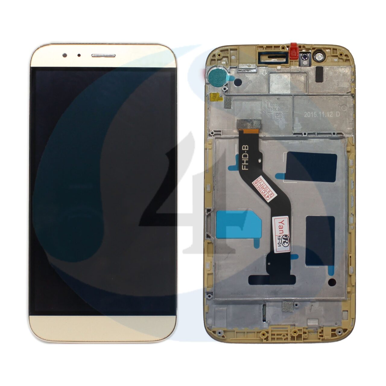 Huawei G8 LCD touch frame gold