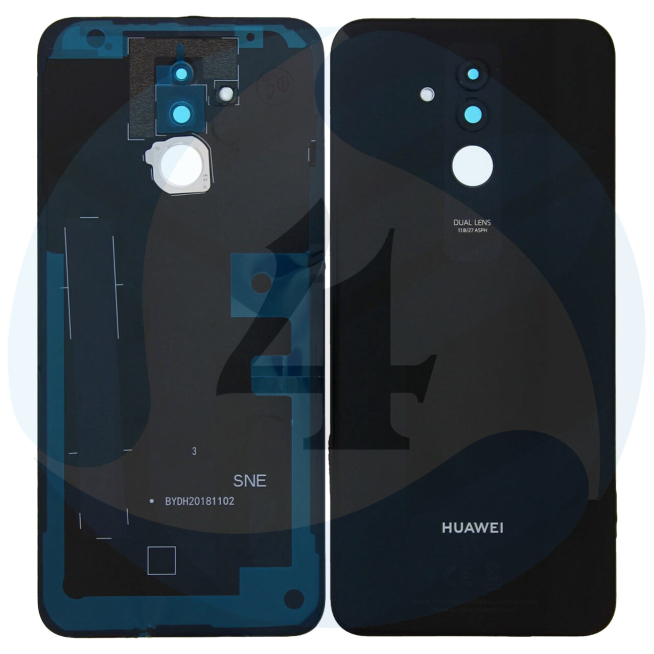 Huawei Mate 20 Lite SNE LX1 SNE L21 Battery Cover Black