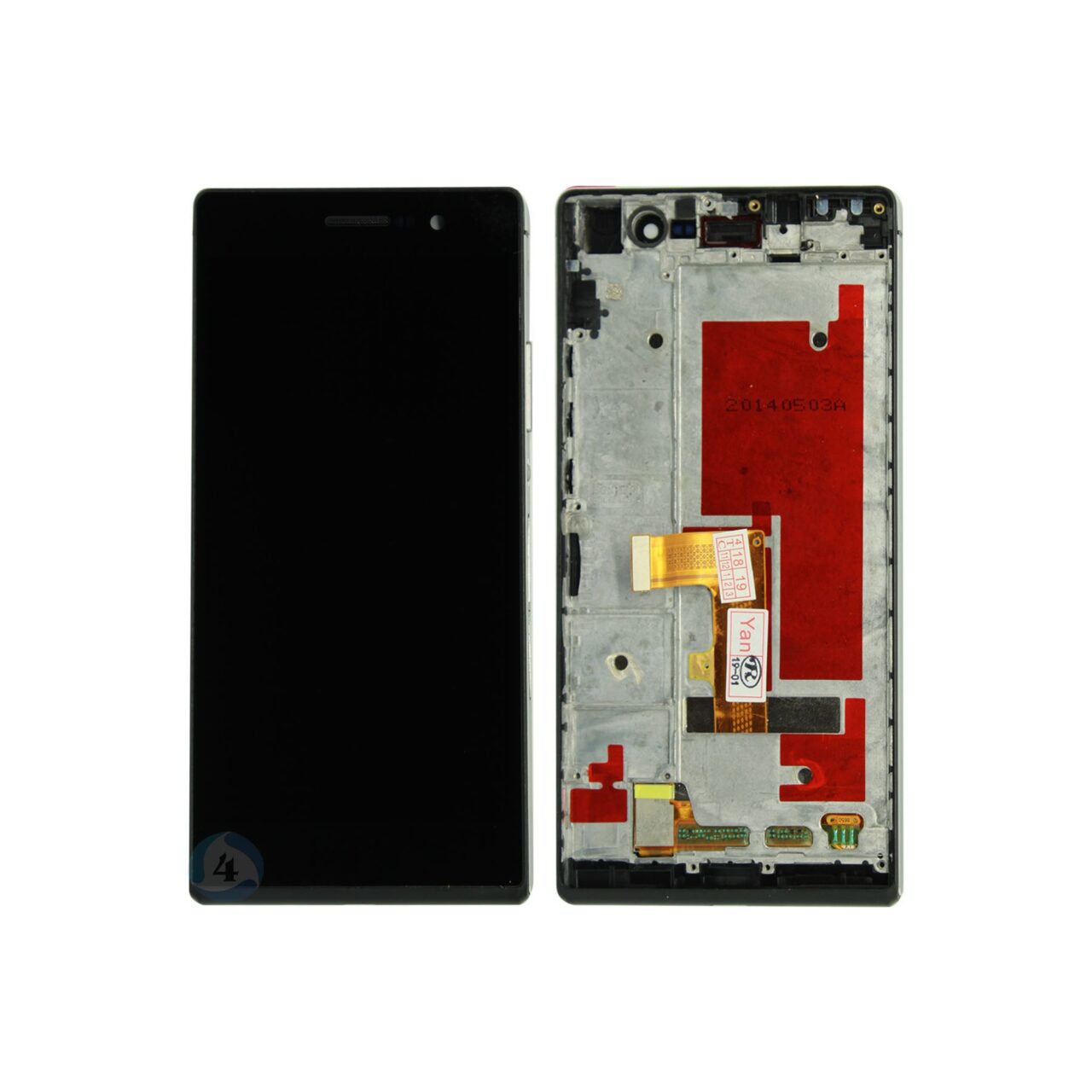 Huawei P7 LCD touch frame black