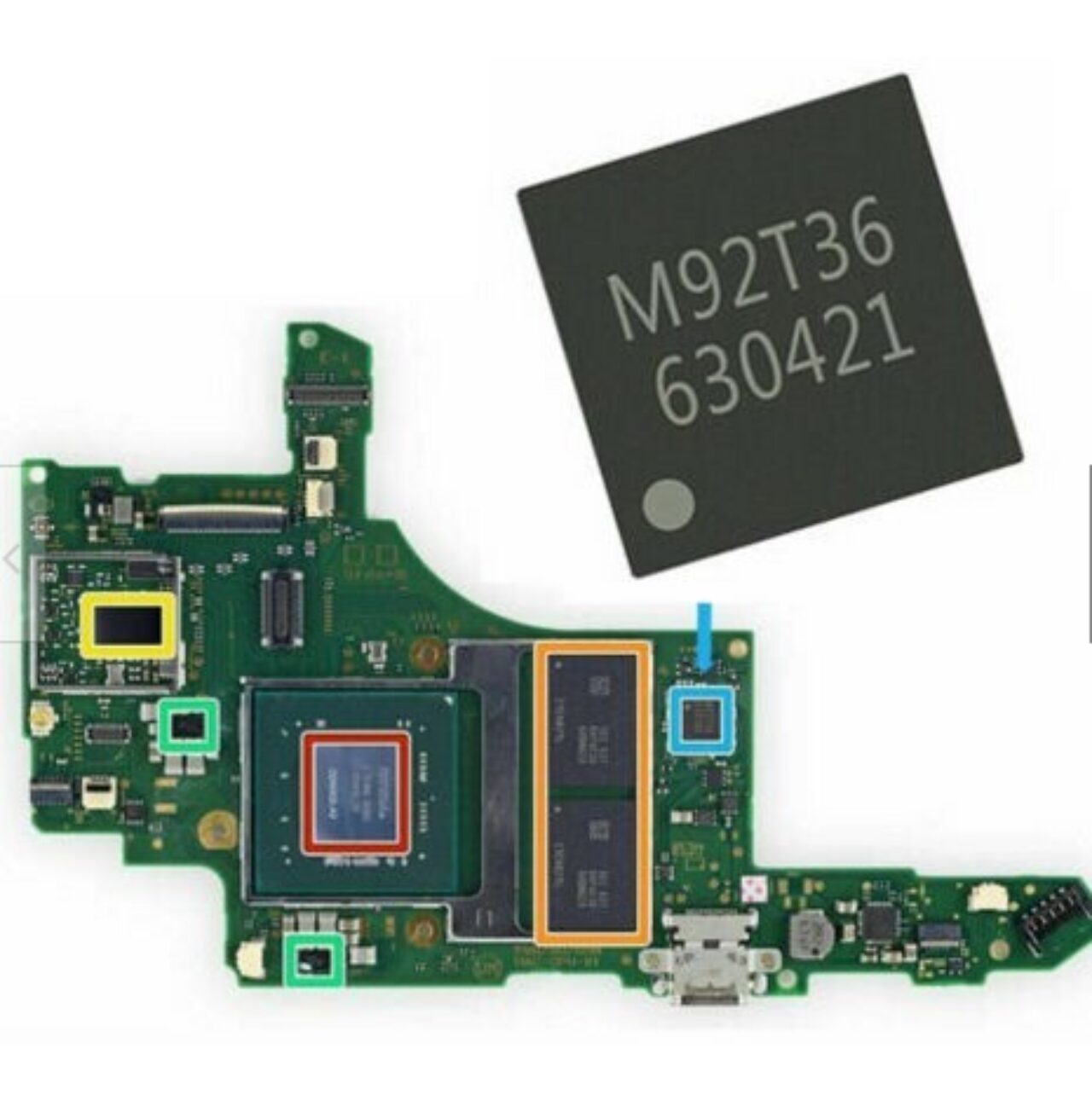 IC chipset M92 T36 For Nintendo Switch