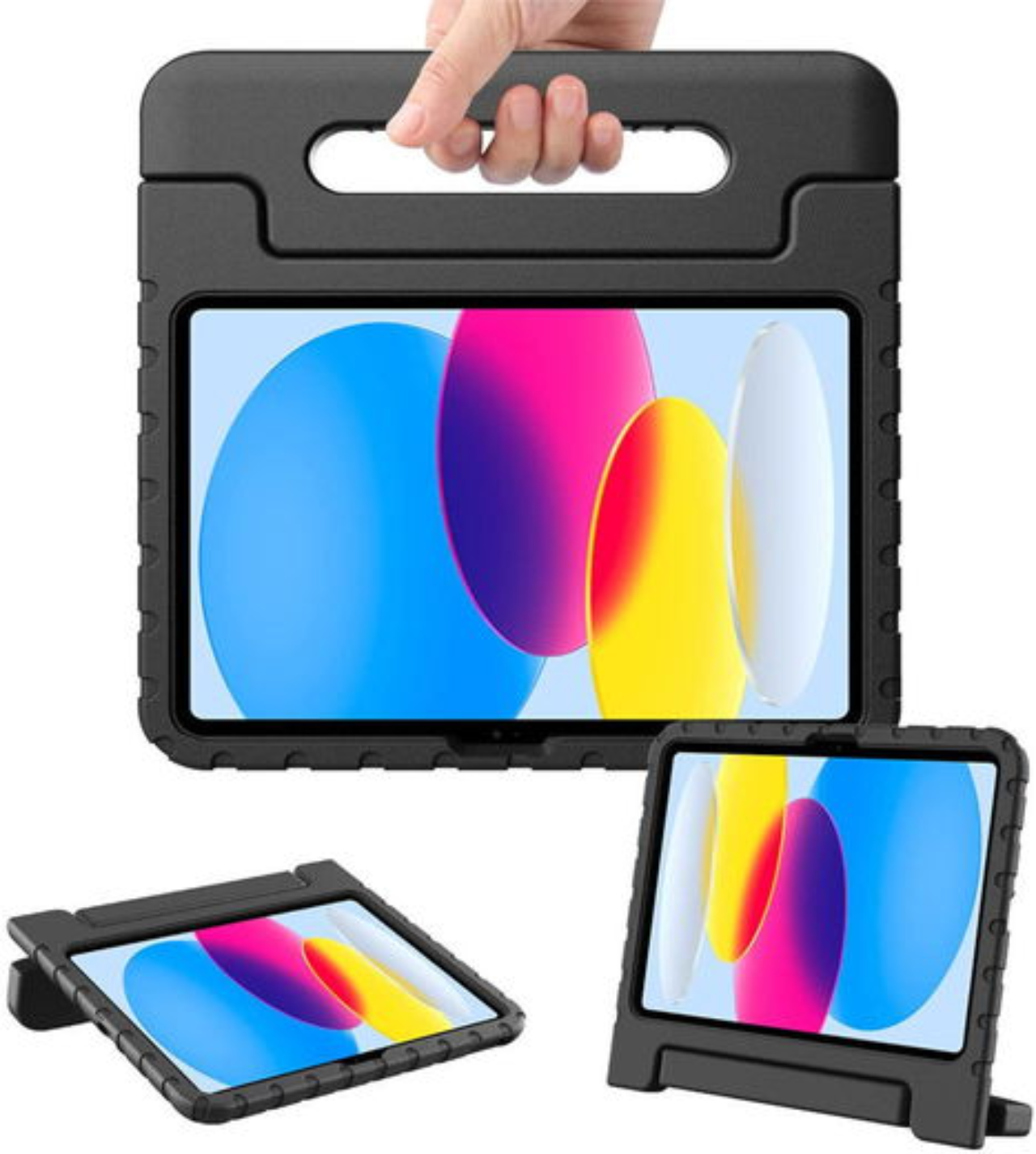 Kids i Pad Shockproof Case Black
