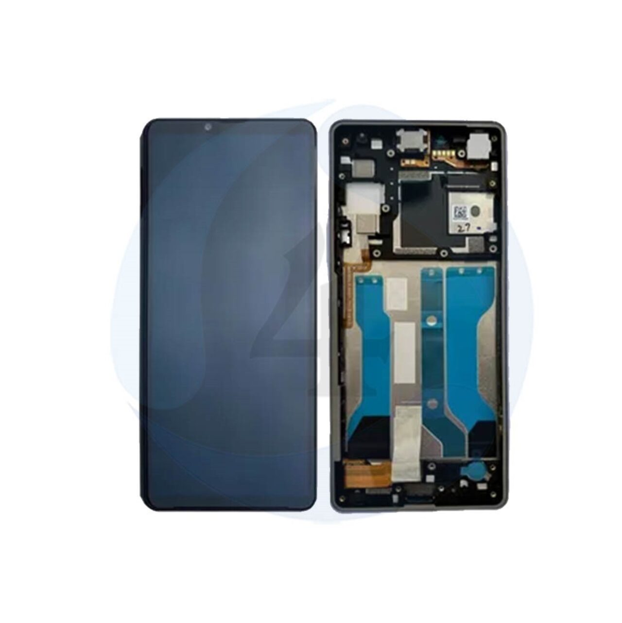 LCD Frame Service Pack Black Sony Xperia 10 V