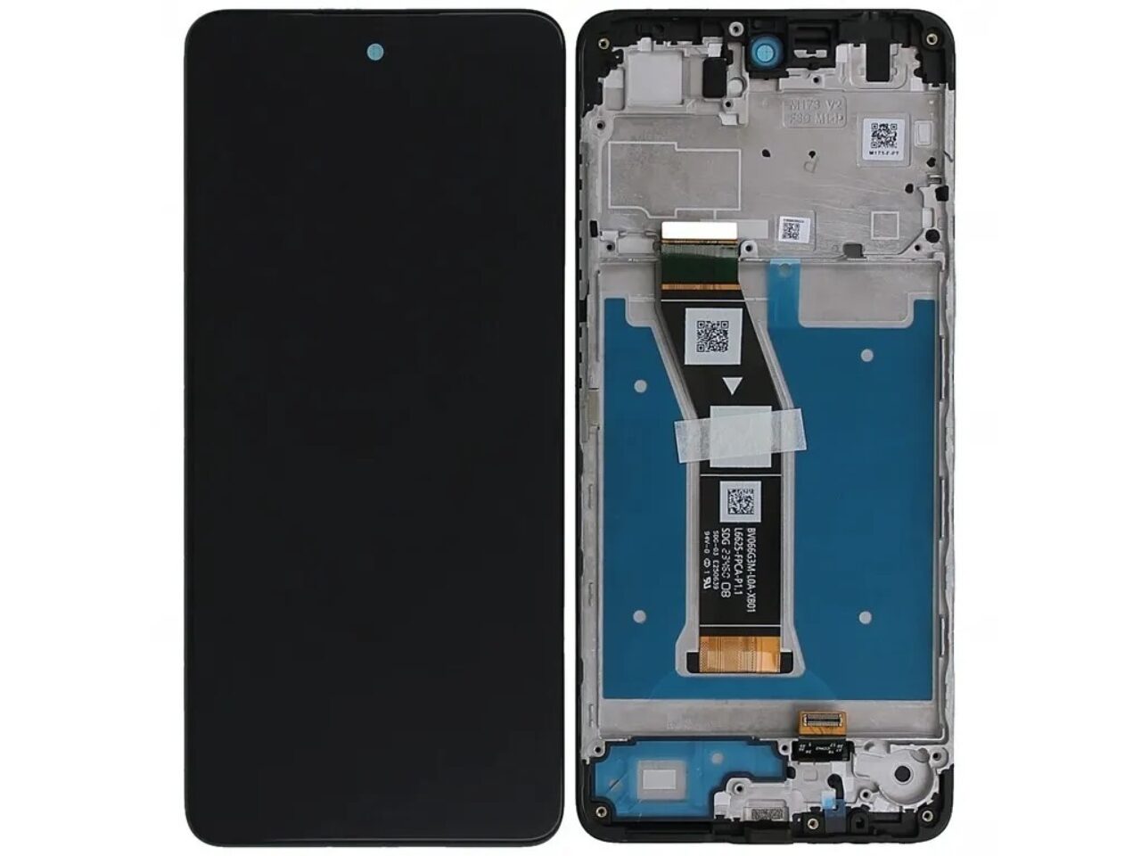 LCD Service Pack Black Motorola Moto G04s