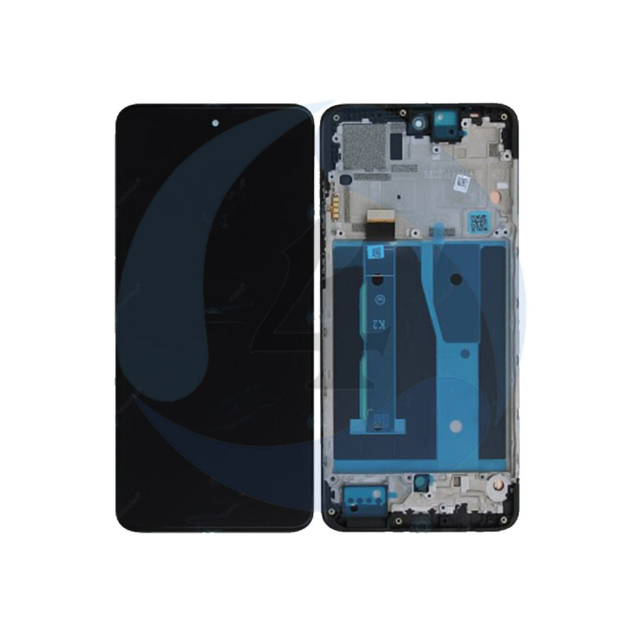 LCD Service Pack Black Motorola Moto G84