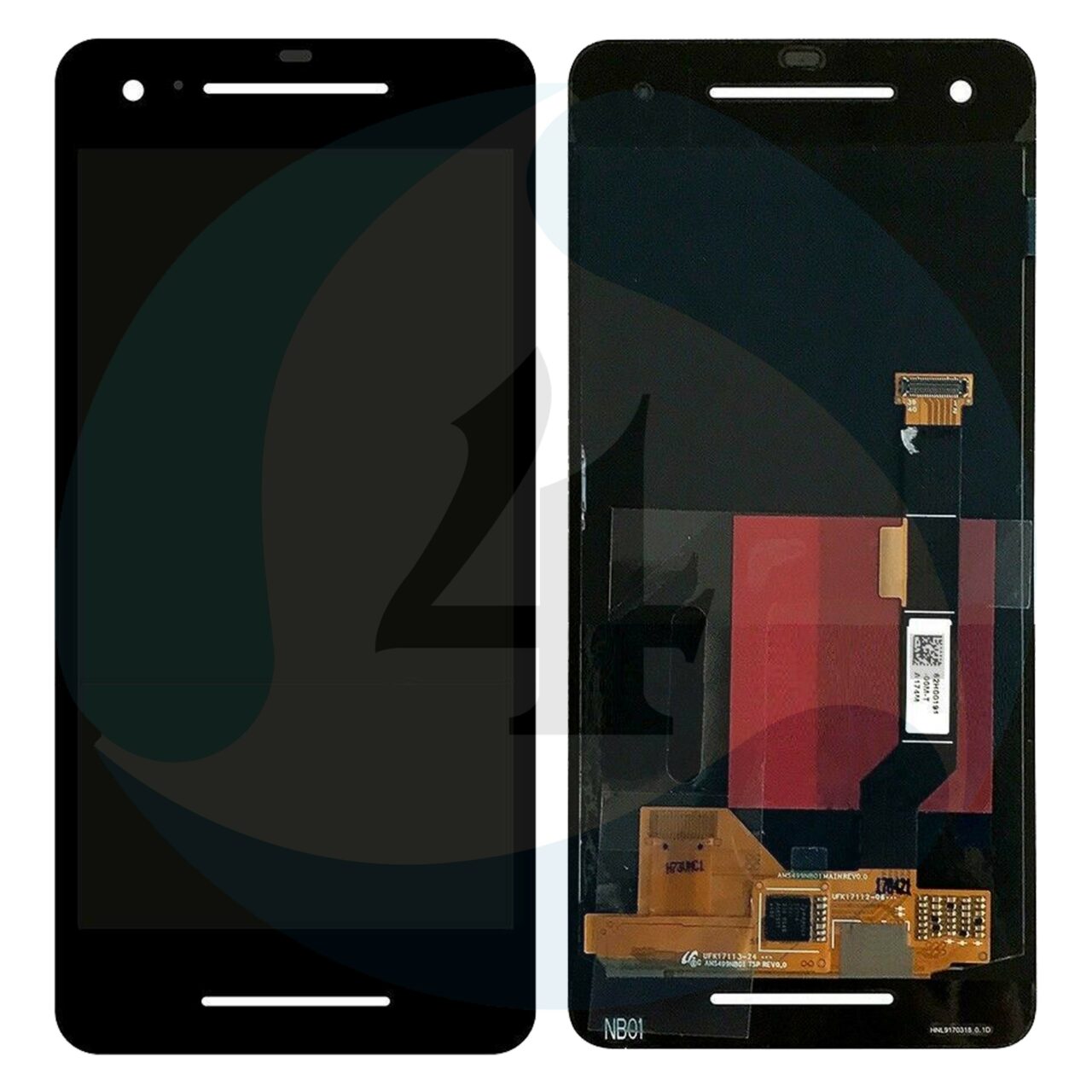 LCD Touch Black For Google Pixel 2 G011 A scherm display