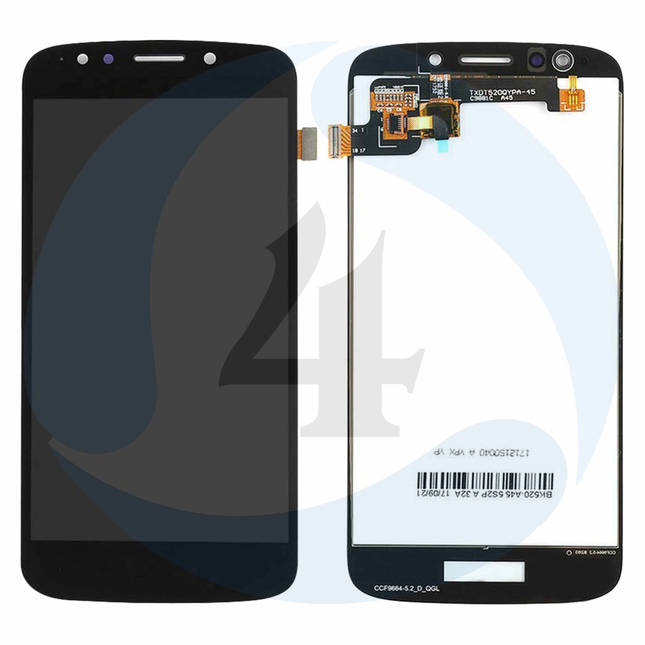 LCD Touch Black For Motorola Moto E5 Play XT1921