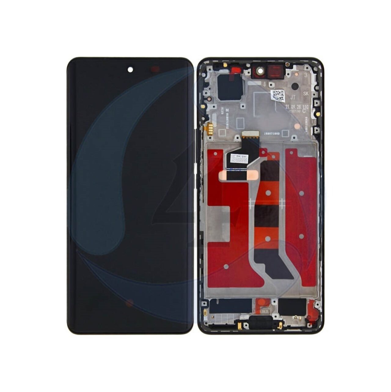 LCD Touch Frame Black For Honor 50