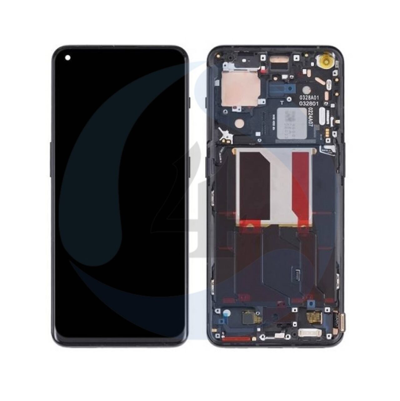 LCD Touch Frame Black For One Plus 12