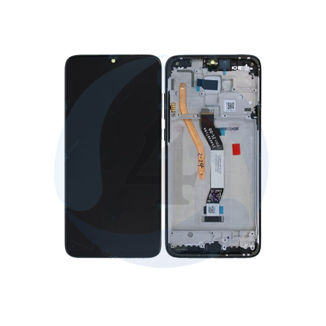 LCD Touch Frame Black For Xiaomi Redmi Note 8 Pro