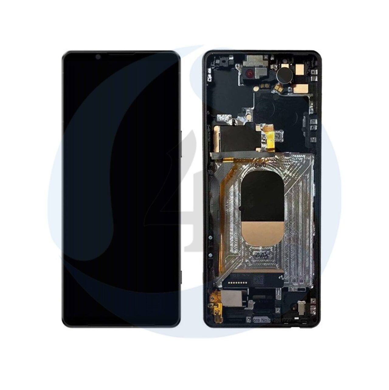 LCD Touch Frame Black Pulled Sony Xperia 1 IV