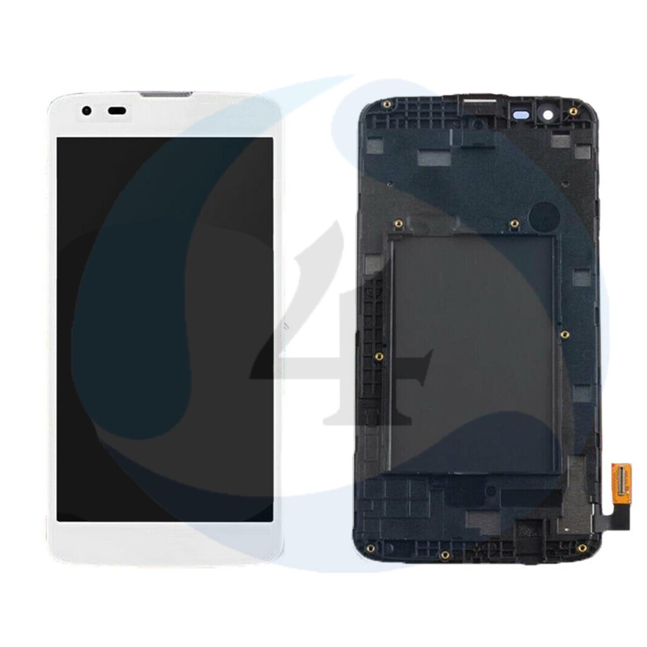 LCD Touch Frame White For LG K7 2017 X230