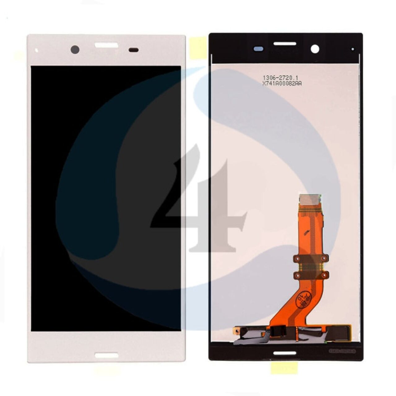 LCD Touch Silver For Sony Xperia X Zs
