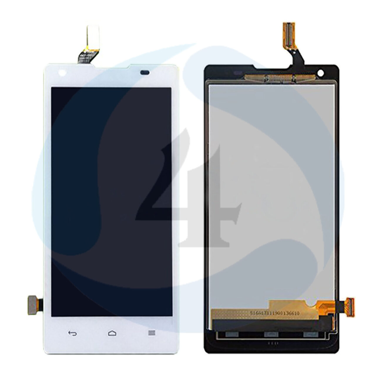 LCD Touch White For Huawei Ascend G700
