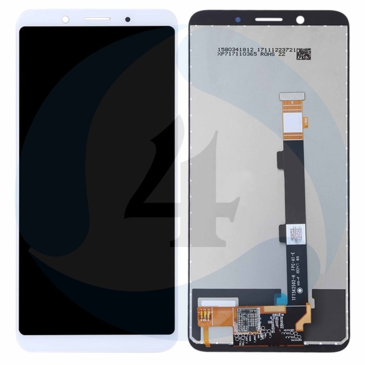 LCD Touch White For Oppo F5