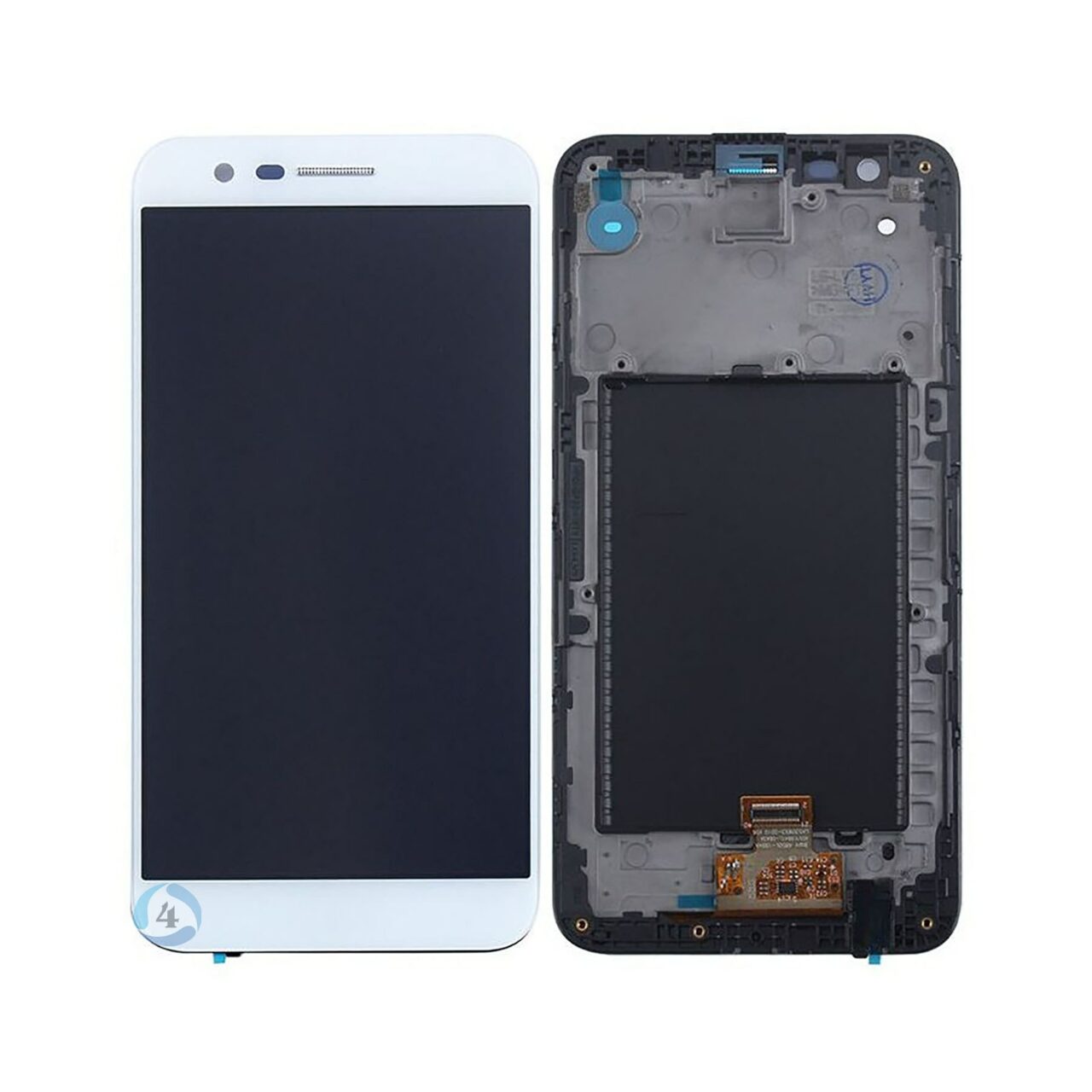 LG K10 2017 LCD Touch Frame white
