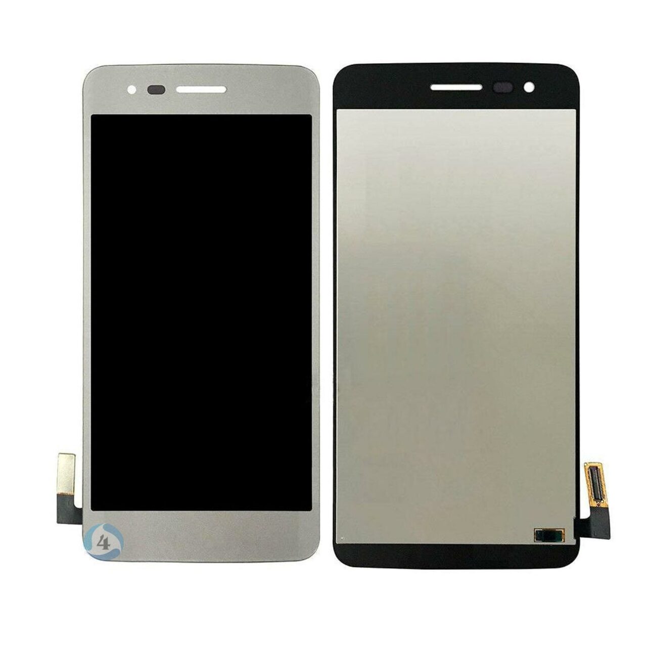 LG K8 2017 LCD Touch Frame silver
