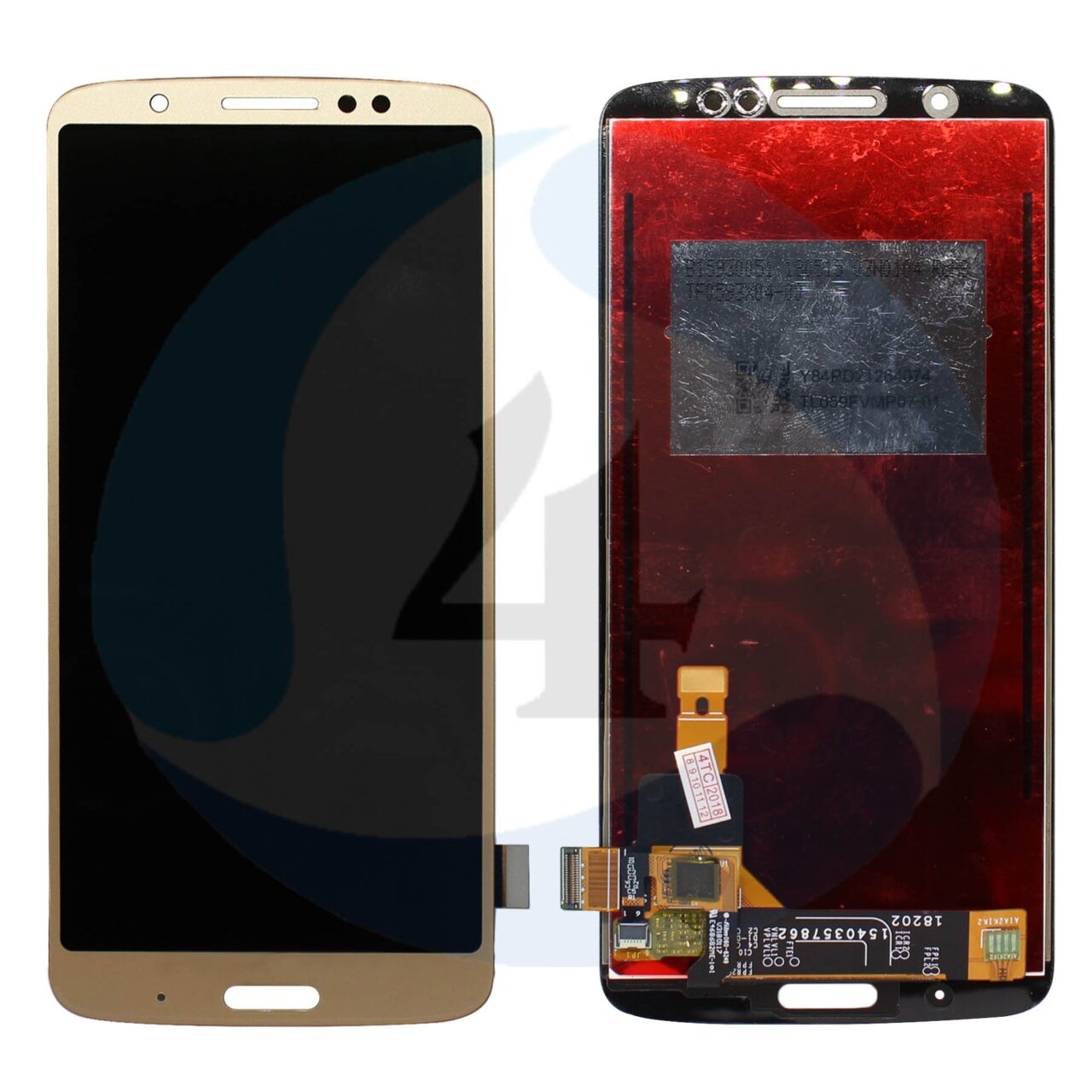 Lcd Touch Gold For Moto G6 Plus