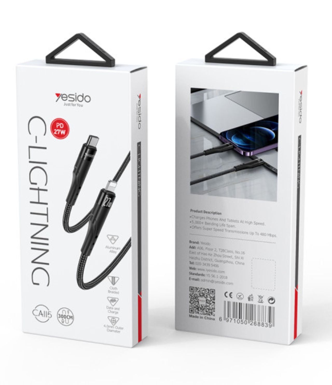 Lightning to USB C Yesido CA115