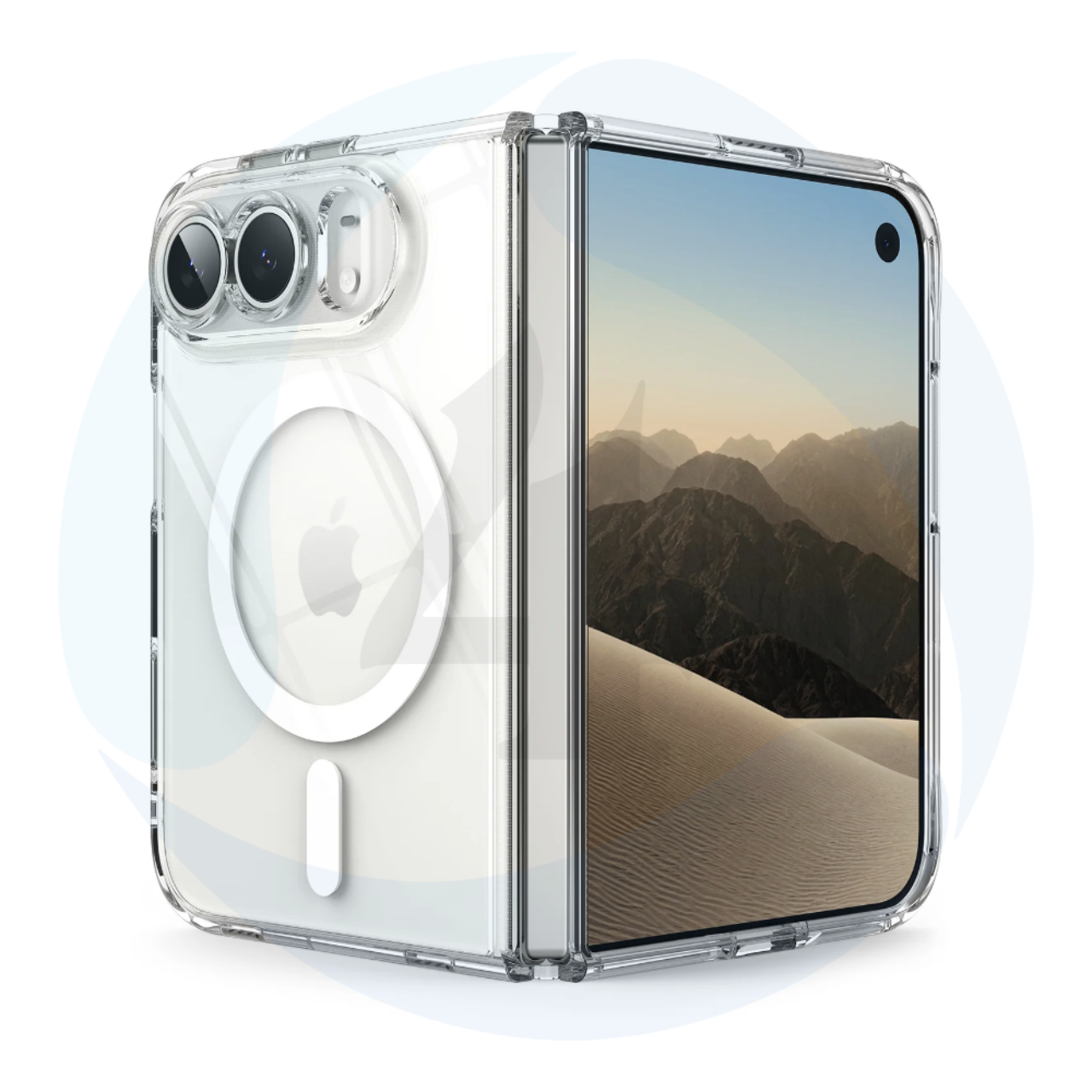 Magnetic Case Transparant for i Phone Duo