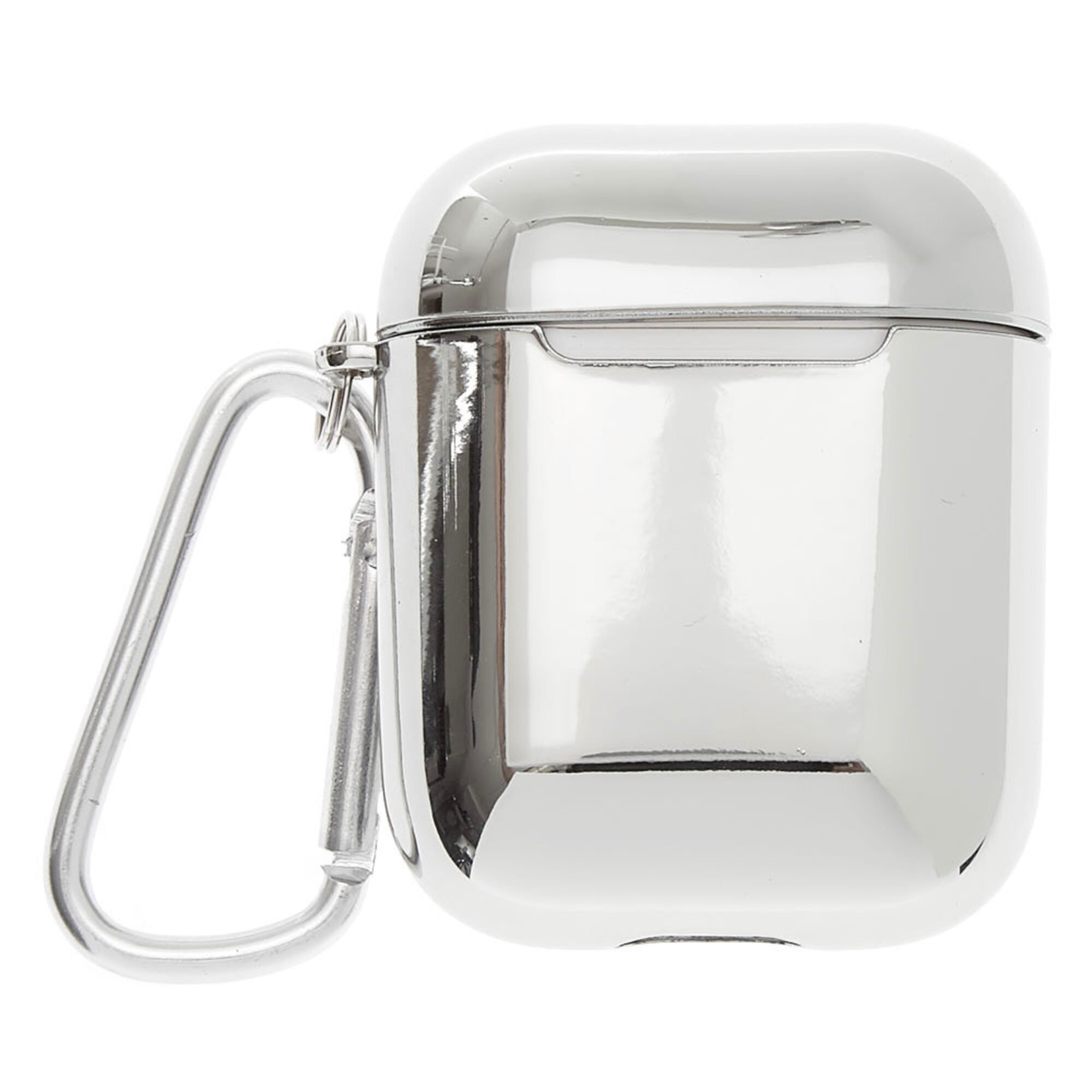 Metallic Silver Case For Air Pods